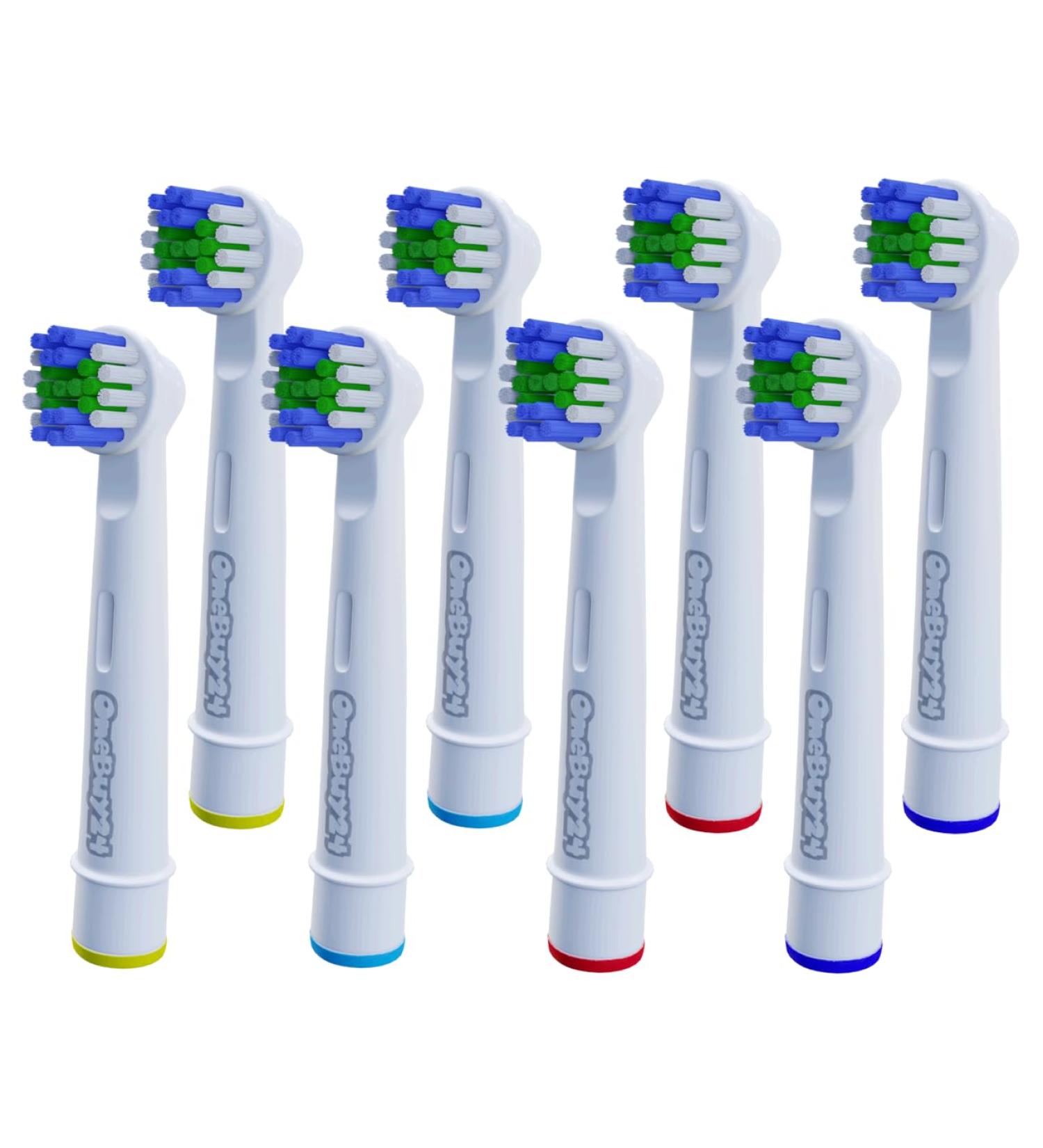 Onebuy24 Poeting Brush Heads for Oral-B Electric Toothbrushes - Compatible with Precision Clean Vitality & Professional Care - 8 Pack - Buy Online on GoSupps.com