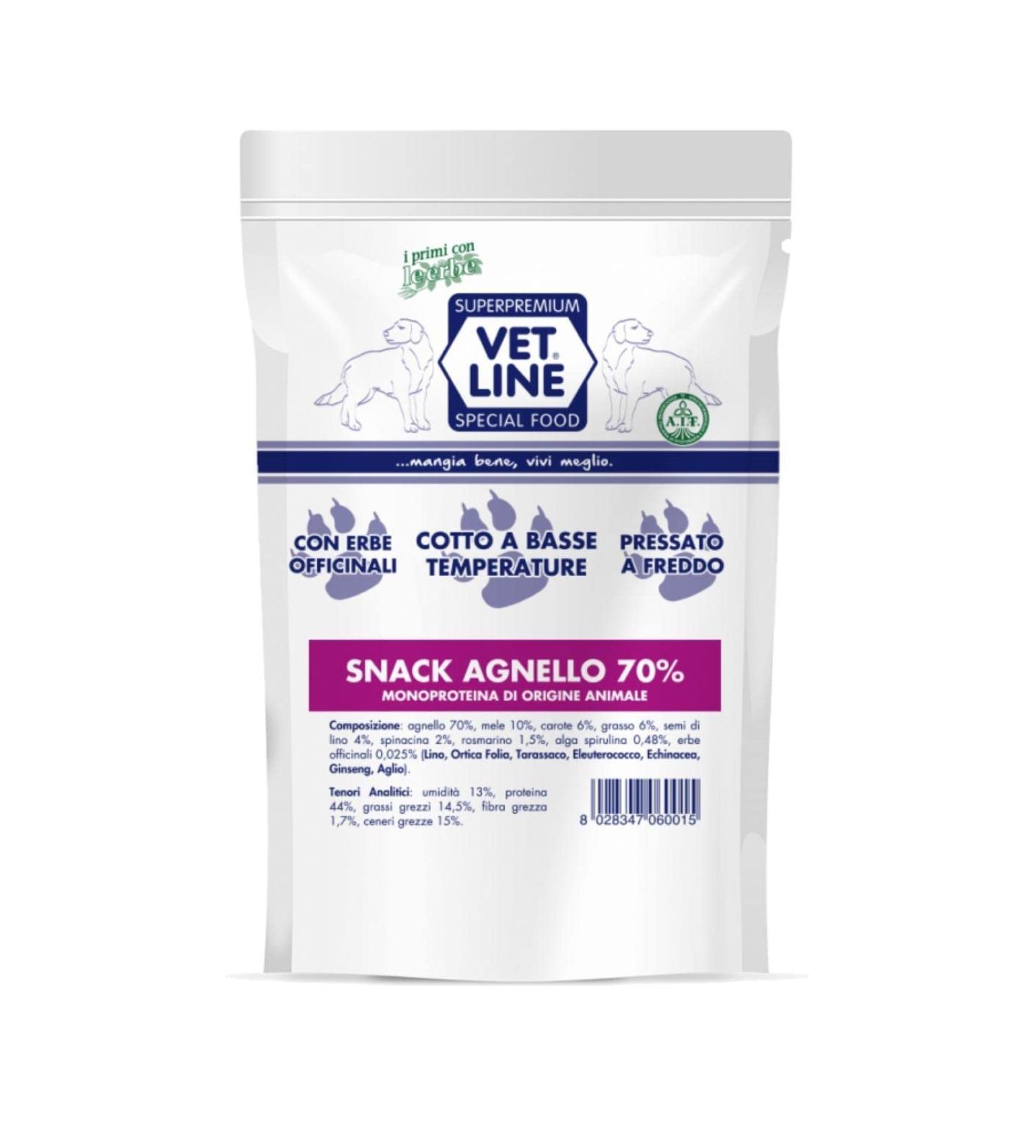 Snack VET LINE AGNELLO. 80GR - Buy Online on GoSupps.com
