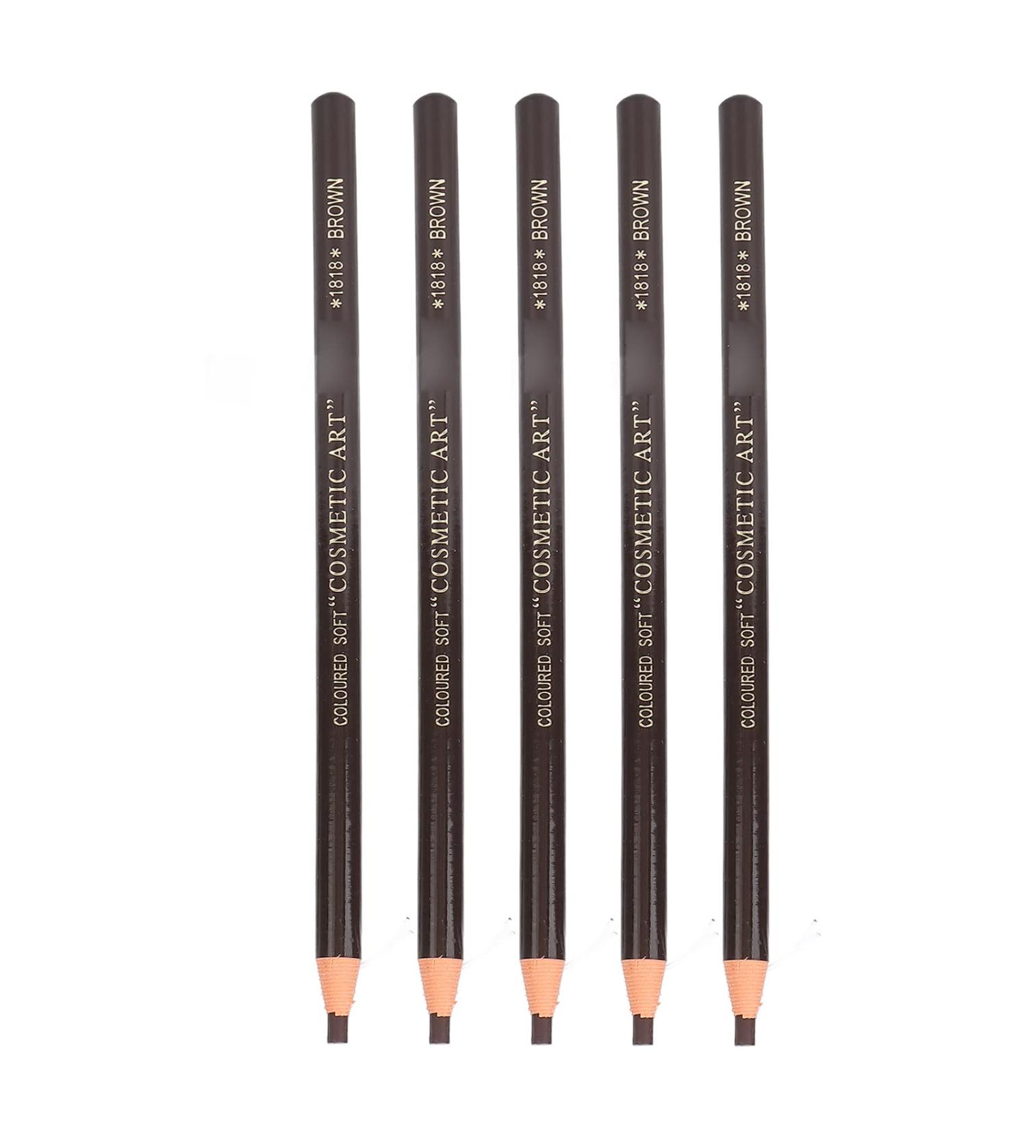 Eyebrow Pencil Set Easy Drawing 5 Piece Pencil 4-in-1 Eyebrow Pencil Sharpener Shatterproof for Beauty Salons (Brown Eyebrow Pencil) brauner Augenbrauenstift - Buy Online on GoSupps.com