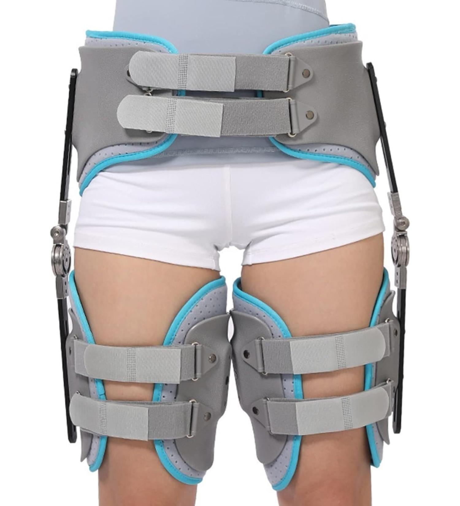 FoRes Hip Abduction Brace - Hinged Orthosis for Post-Op Support Joint Pain Relief & Sciatica Compression - Adult Stabilizer (Color B - Buy Online on GoSupps.com