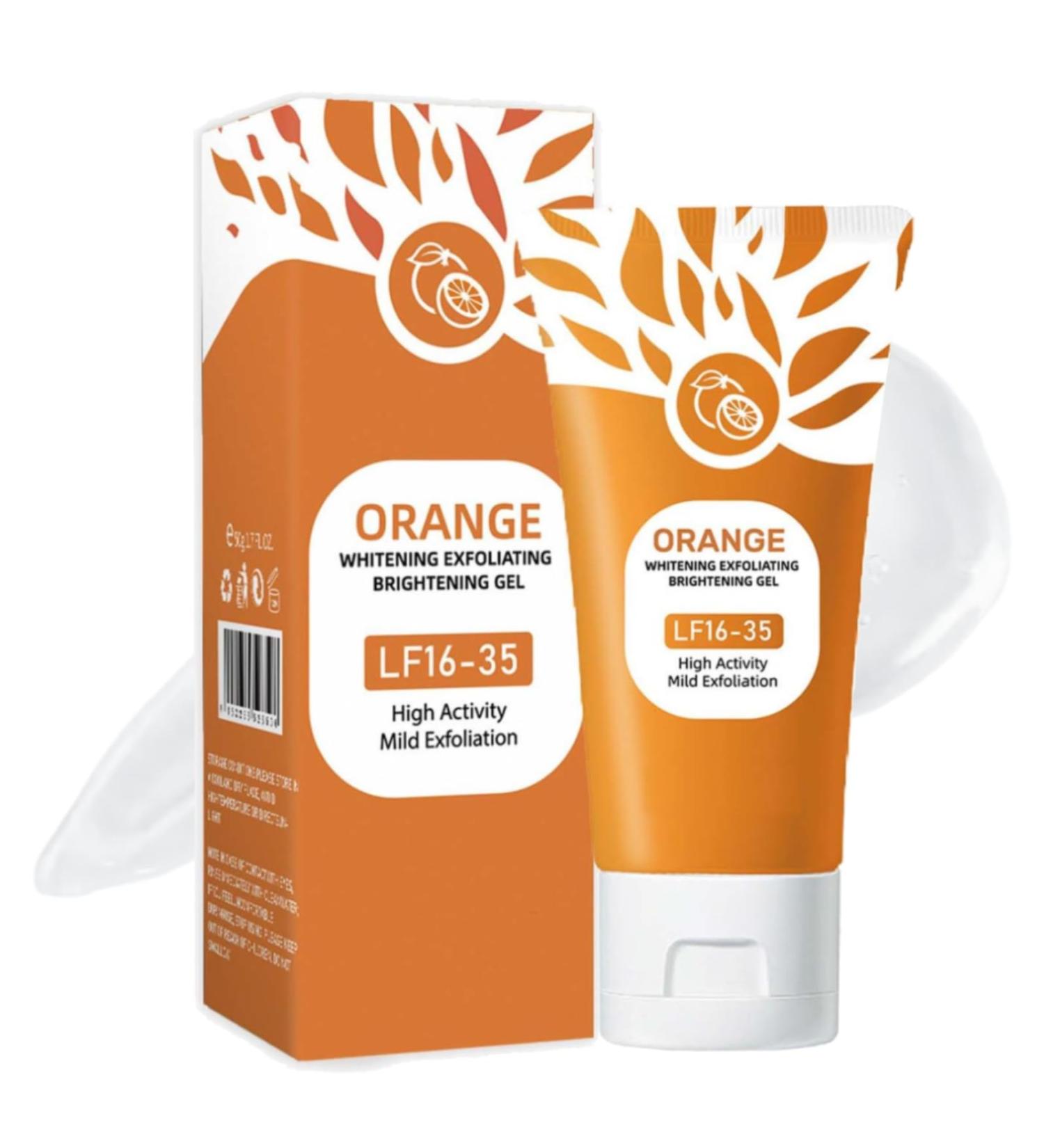 Gels Blanchissants Exfoliants L'orange Gel Blanchissant Pour Le Corps claircissant La Peau Gel Blanchissant Exfoliant Pour Le Visage Pour Tous Peau Orange Exfoliating Whitening Gels (1PC 50g) 1PC 50 g (Lot de 1) - Buy Online on GoSupps.com