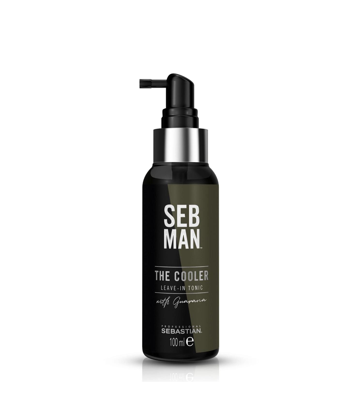 SEB MAN THE COOLER Leave-in Hair Tonic with Guarana Extract | Stimulating Hair Care for All Hair Types - Buy Online on GoSupps.com