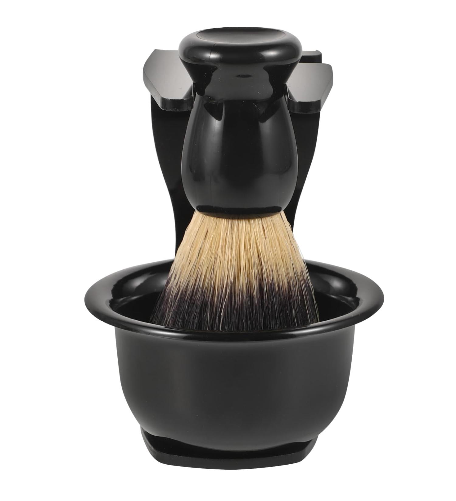 Ipetboom Razor Stand Shaving Soap Bowl with Brush - Premium Shaving Mug for Cream & Soap - Perfect Gift for Men - Buy Online on GoSupps.com