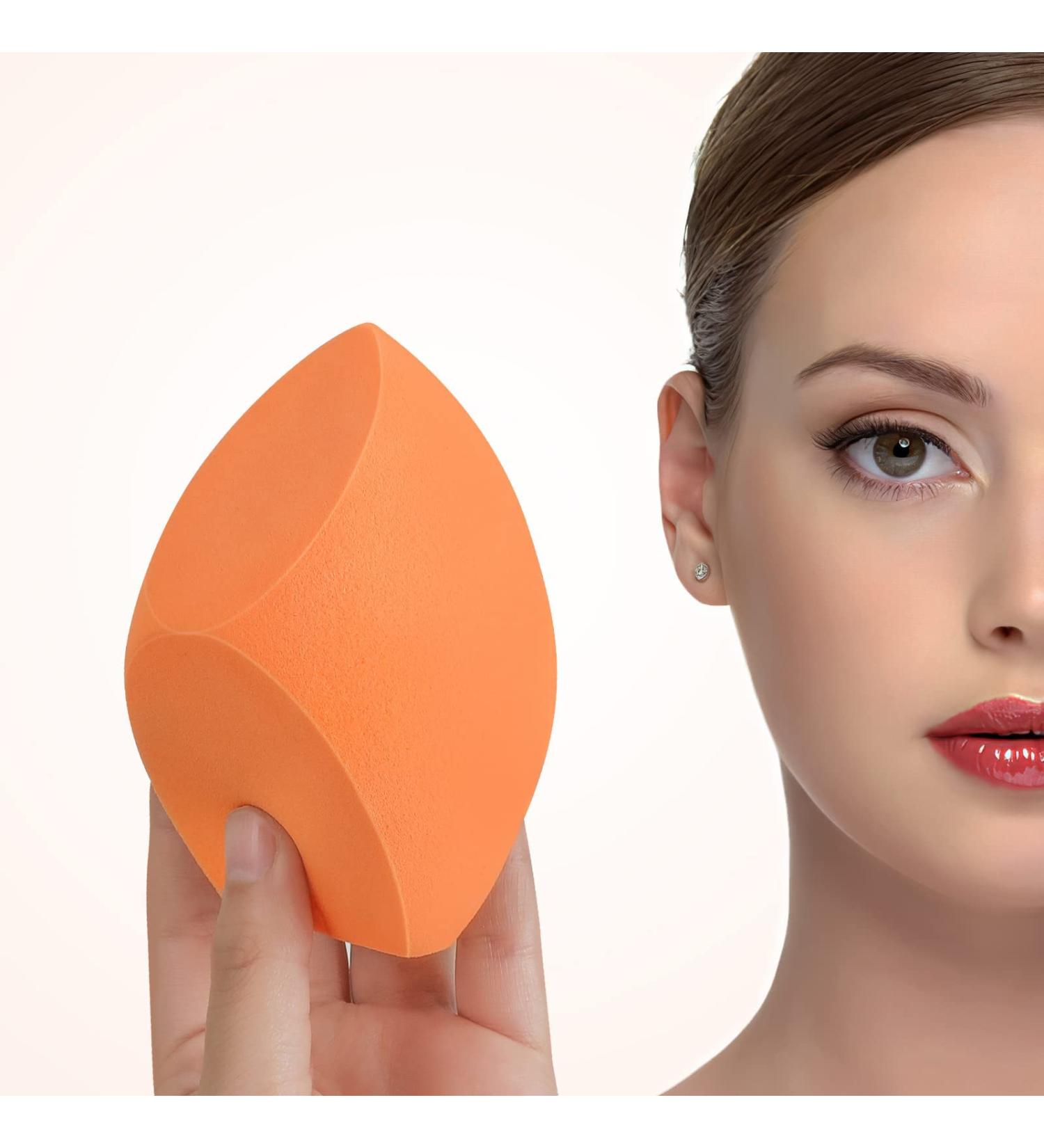 XL Extra Large Makeup Beauty Sponge Blender with Sponge Holder - Perfect for Face, Body, Blush, Cream, Liquid Foundation, and Powder Application - Dry & Wet Use - 10cm - Buy Online on GoSupps.com