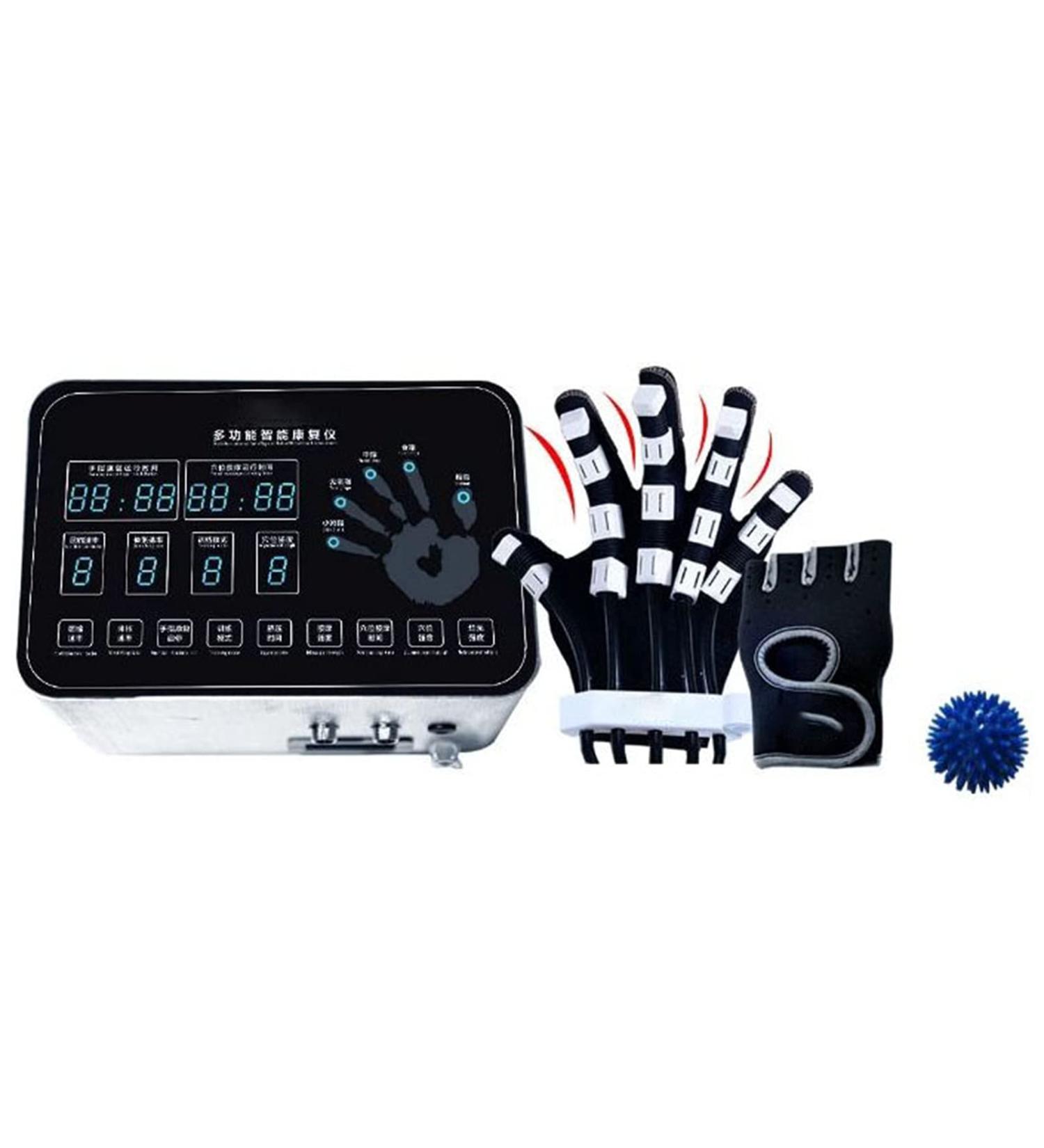 ZZBB Hand Stroke Hemiplegia Rehabilitation Training Equipment Finger Flexion and Extension Exercise Rehabilitation Robot Gloves Left Medium - Buy Online on GoSupps.com