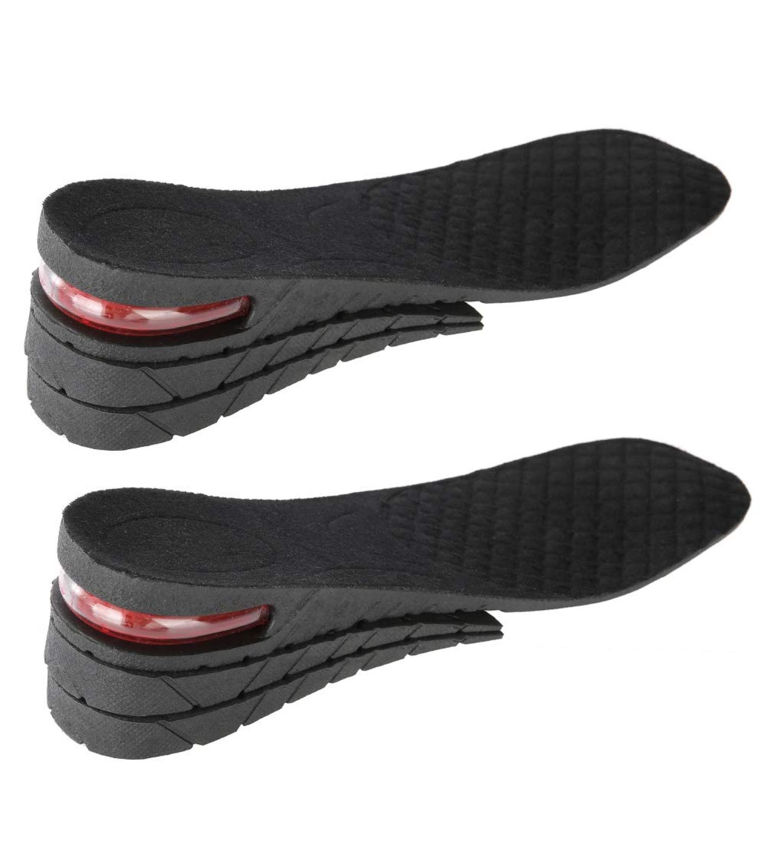 Height Adjustable Increase Insoles | 4-Layer PU Heel Lift for Unisex | Boost Height Comfortably - Buy Online on GoSupps.com