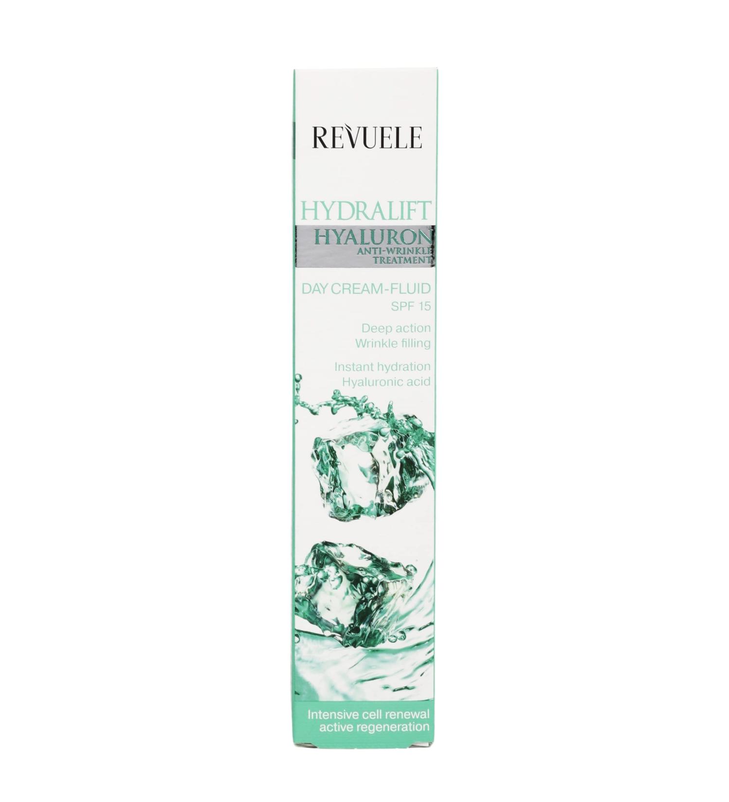 Revuele - Hydralift Hyaluron Deep Action Day Cream - Fluid with SPF 15-50ml - Buy Online on GoSupps.com