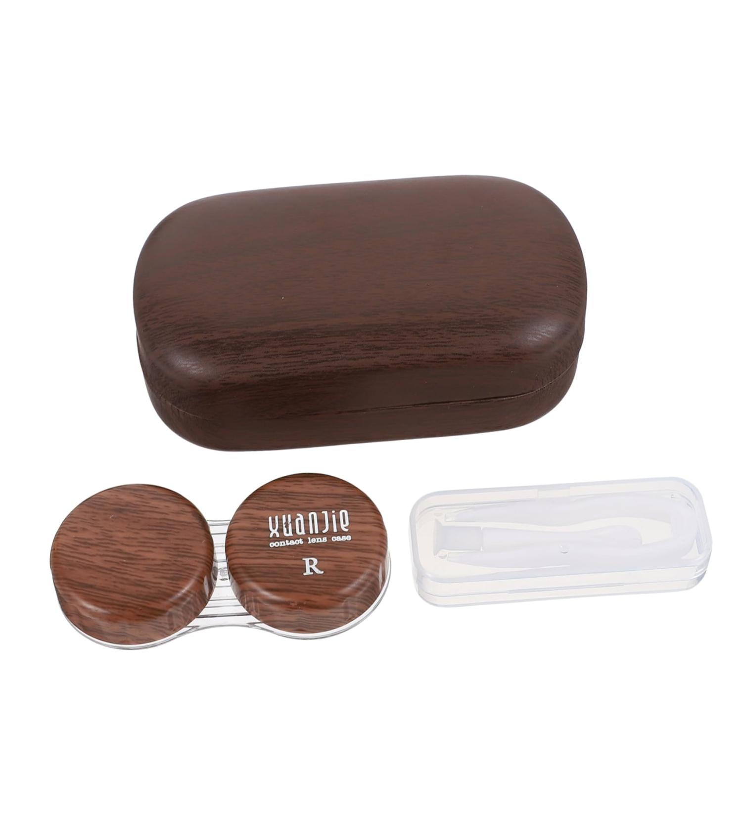 Gleavi Colored Contact Lens Container Set - 9.5x5.5cm Eye Lens Care Case Portable Lentil Holder & Cosmetic Organizer for International Shipping - Buy Online on GoSupps.com