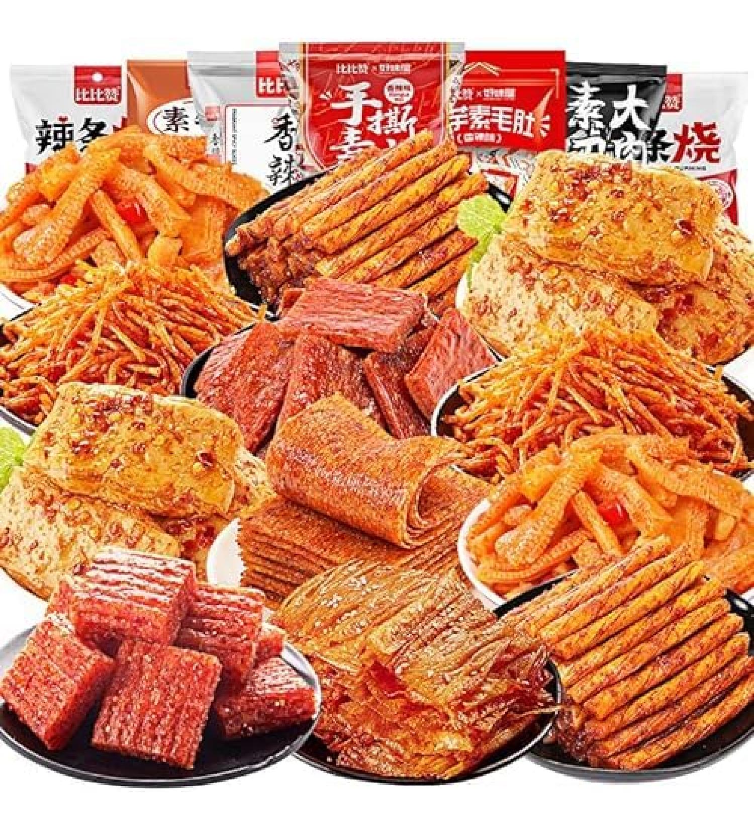 Wei Long Latiao snack gift package A variety of spicy strips spicy big gluten spicy and spicy casual snacks Delicious Chinese Snacks convenience food (218g (20 Small packets)) - Buy Online on GoSupps.com
