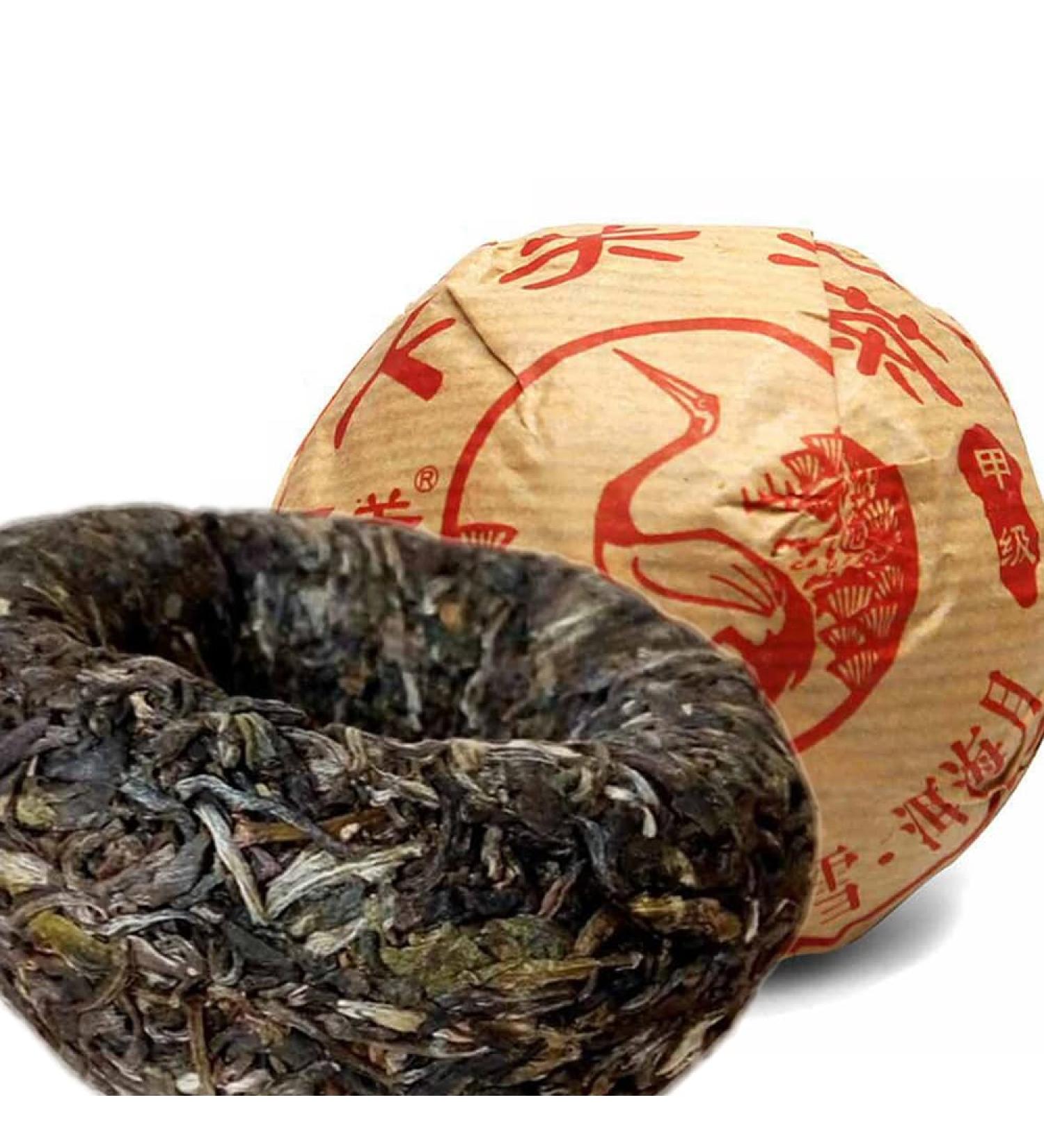 Arbre ancien Pu Erh dans une jolie CANGER TuoCha Yunnan Xiaguan Th Pu'er brut 100g - Buy Online on GoSupps.com