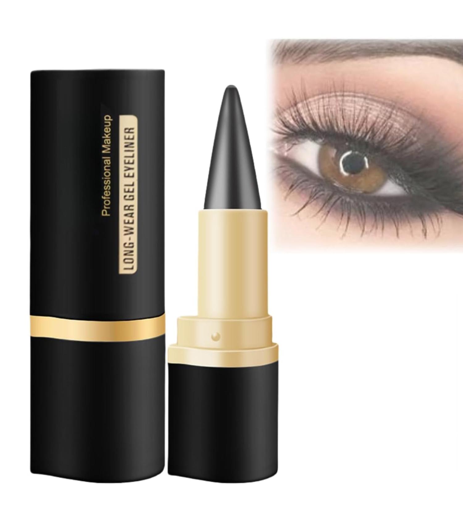 Ayky long wear gel eyeliner 2024 New Natural Black Eyeliner Cream Waterproof Smokey Eyeshadow Palette Stick Smudge Proof Eye Liner Waterproof Smudge Proof (03) - Buy Online on GoSupps.com