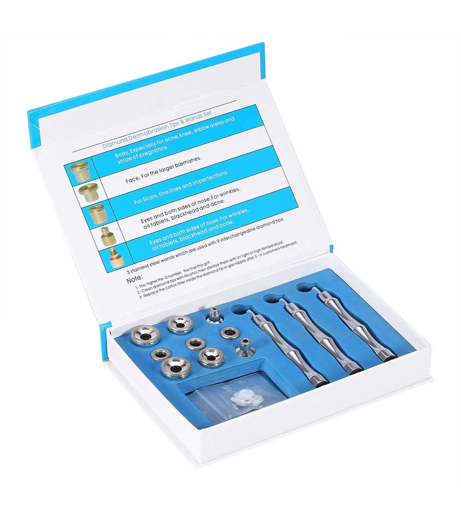 Diamond Dermabrasion Wand - Replaceable Microdermabrasion Accessory for Smooth Skin & Acne Removal - Buy Online on GoSupps.com