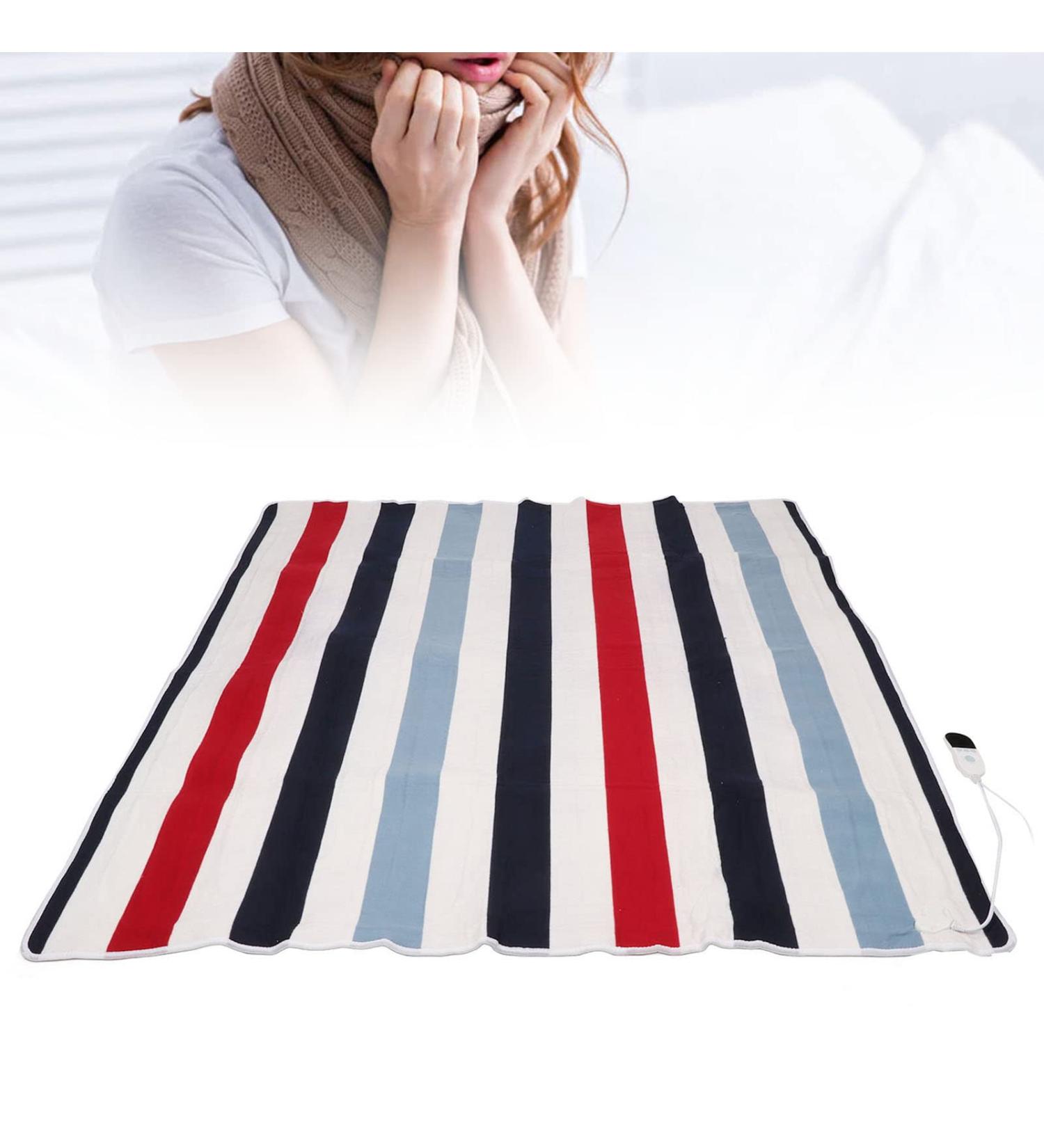 ZJchao Electric Blanket - Waterproof Double Control Intelligent Timer Fast Heating for Home Use | Quality Electrically Heated Throw Blanket - Buy Online on GoSupps.com