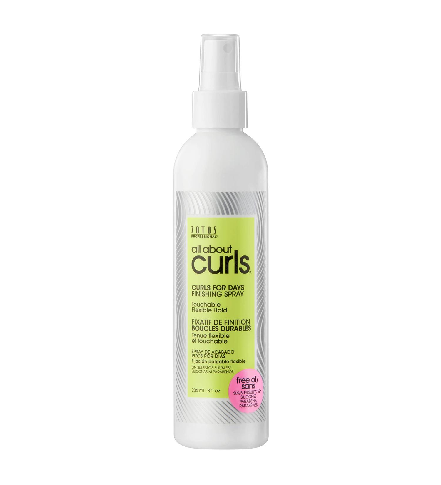 All About Curls Curls For Days Finishing Spray - Flexible Hold for All Curly Hair Types - Buy Online on GoSupps.com