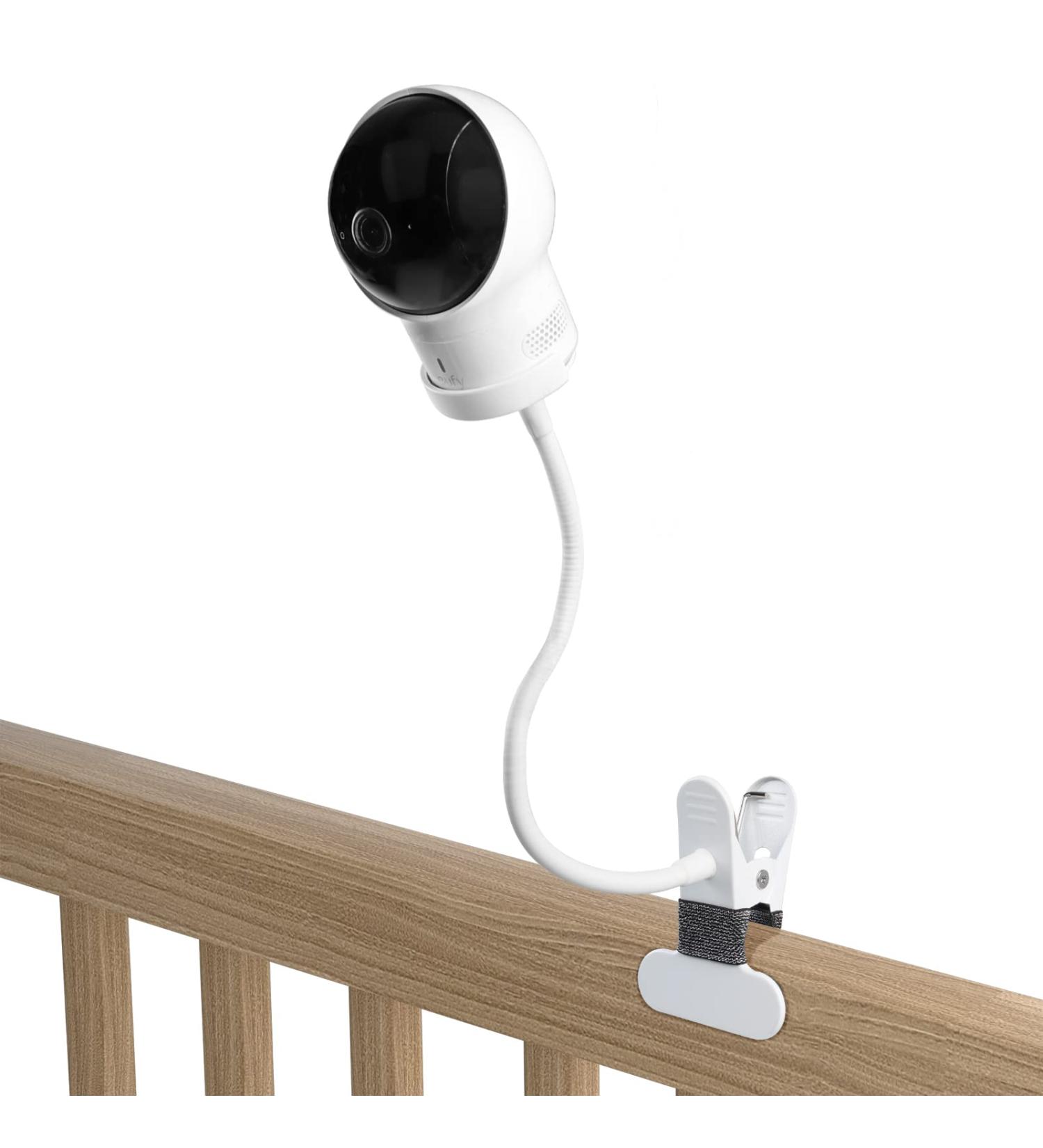 HOLACA Baby Monitor Camera Holder for eufy SpaceView Baby Monitor | 5 Inch LCD Display | Clip Mount for Crib | White - Buy Online on GoSupps.com
