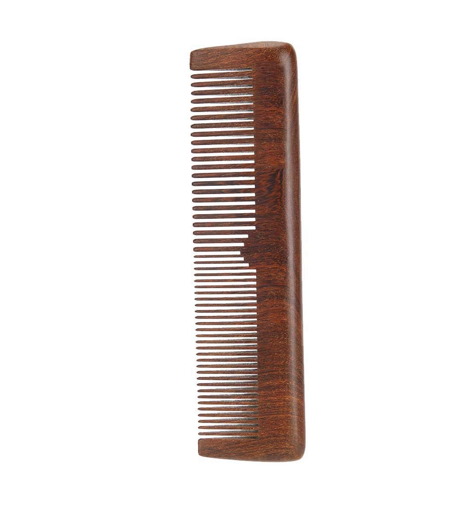 Comb For Men Portable Men's Beard Comb Sandalwood Anti Static Beard Mustache Hair Styling Comb - Buy Online on GoSupps.com