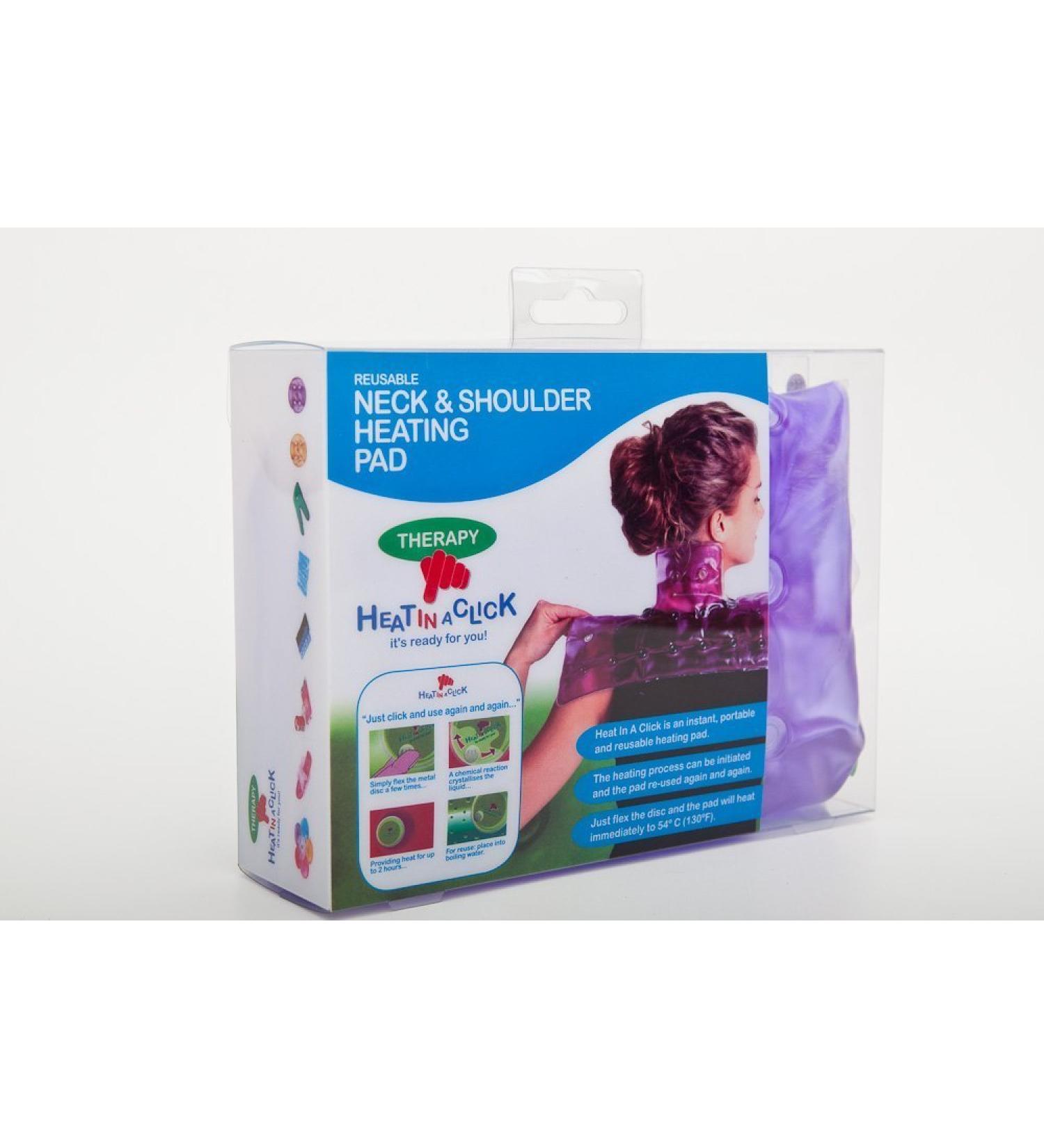 Heat In A Click Instant Reusable Heat Pack for Shoulder & Neck | Relieve Pain Anytime Anywhere - Buy Online on GoSupps.com