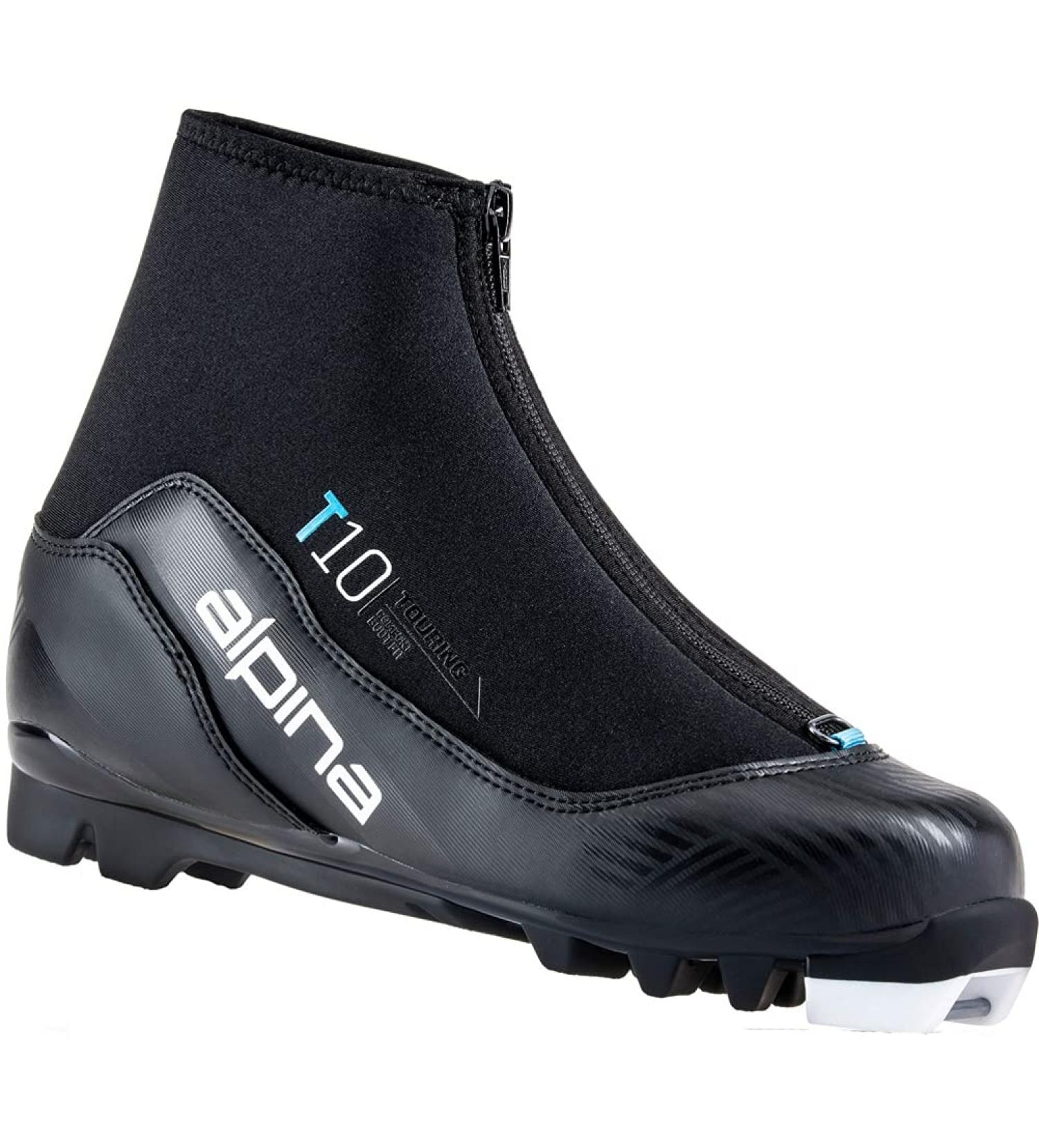 Alpina T 10 Eve Womens NNN Cross Country Ski Boots 2022-40/Black-Blue