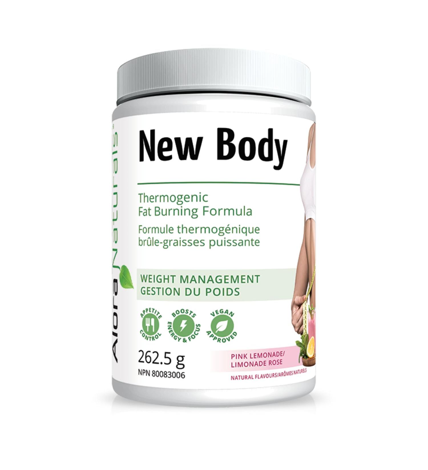 Alora New Body Thermogenic Powder | Thermogenic Fat Burner Powder Infused with Green Tea | Increases Energy Antioxidant Support Weight Loss Support Fat Metabolism | 30 Servings (Pink Lemonade) Pink Lemonade 30 Servings - Buy Online on GoSupps.com