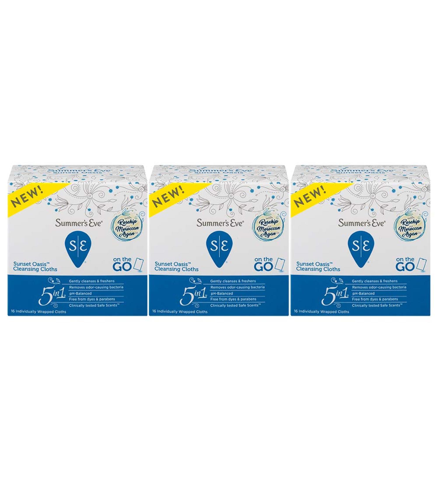 Summer's Eve Pomegranate Cleansing Cloths - 48 Count - Buy Online on GoSupps.com