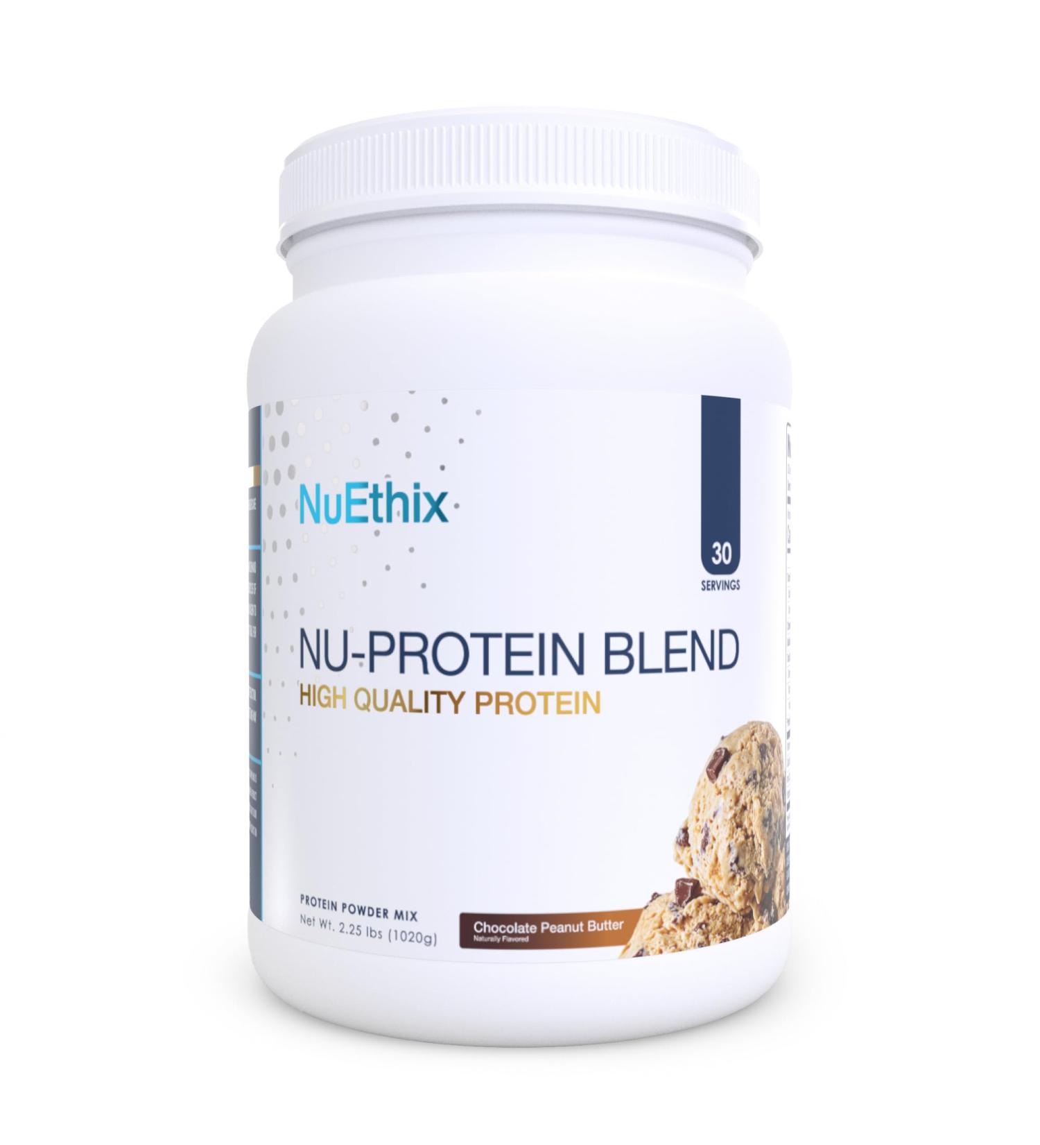 Nu-Protein Blend (Peanut Butter Chocolate 2 LB Tub)