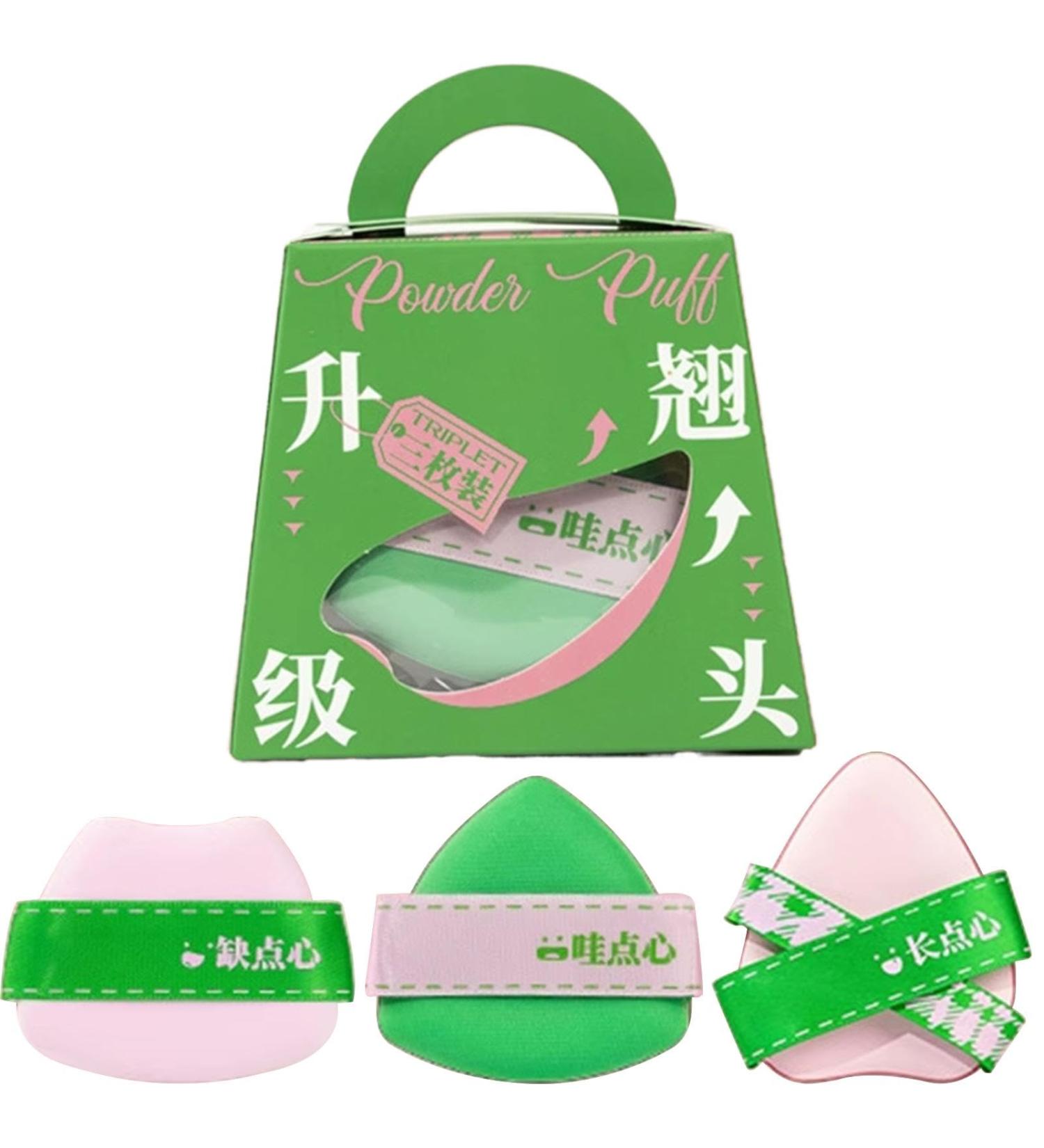 Aizuoni Triangle Powder Puff | Face Soft Triangle Makeup Puff - Cosmetic Foundation Applicator Soft Triangle Face Puff For Wet And Dry Use Beauty Makeup Tools - Buy Online on GoSupps.com