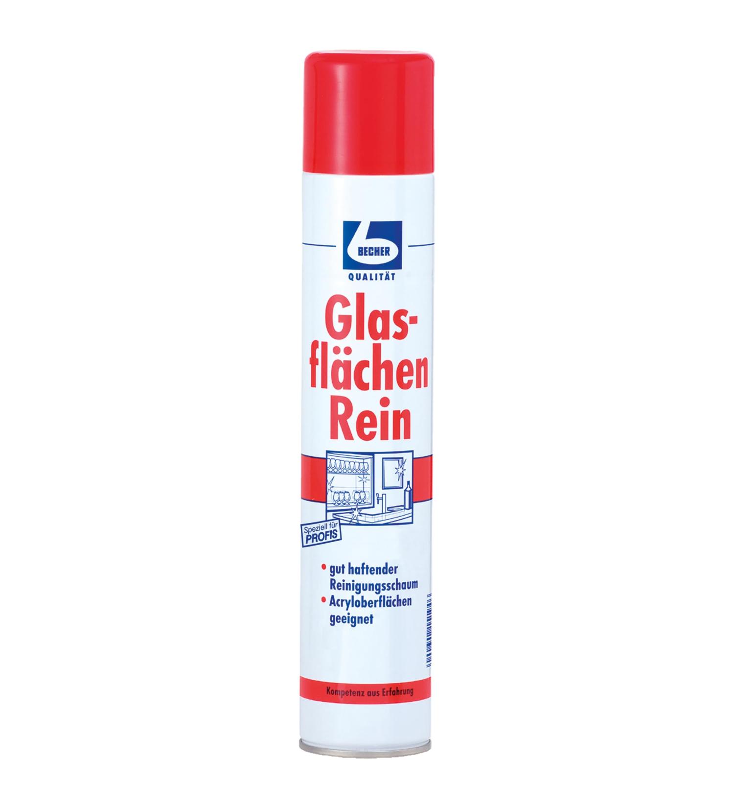 15 cans | DR. BECHER CLEAN GLASS SURFACES | Glass cleaner in 500ml spray can
