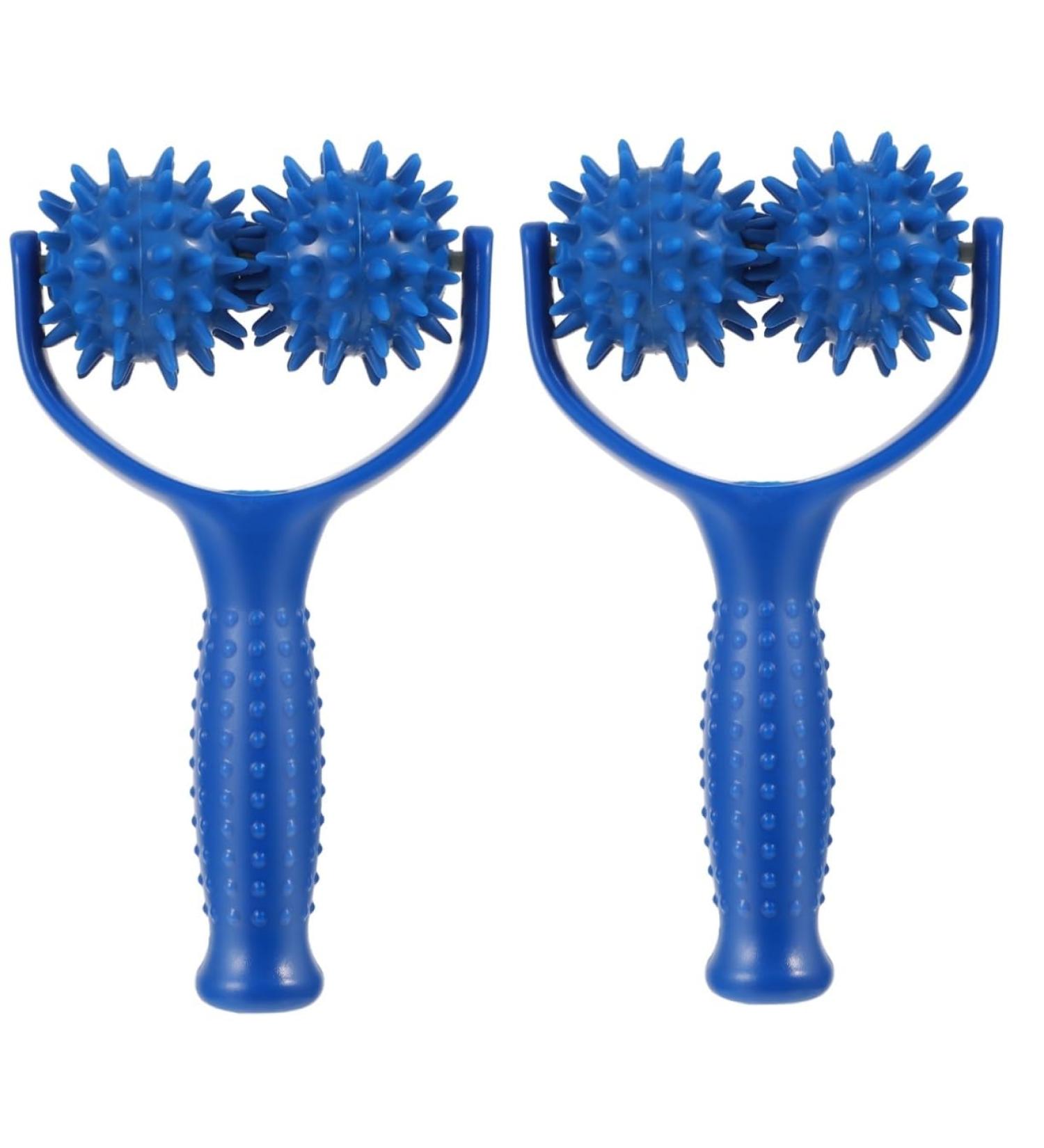 Frcolor 2-St Manual Muscle Roll Massager - Handheld Body Roller & Muskelstimulator Tool - 2 Pcs PVC - Optimal for Relaxation & Pain Relief - Buy Online on GoSupps.com