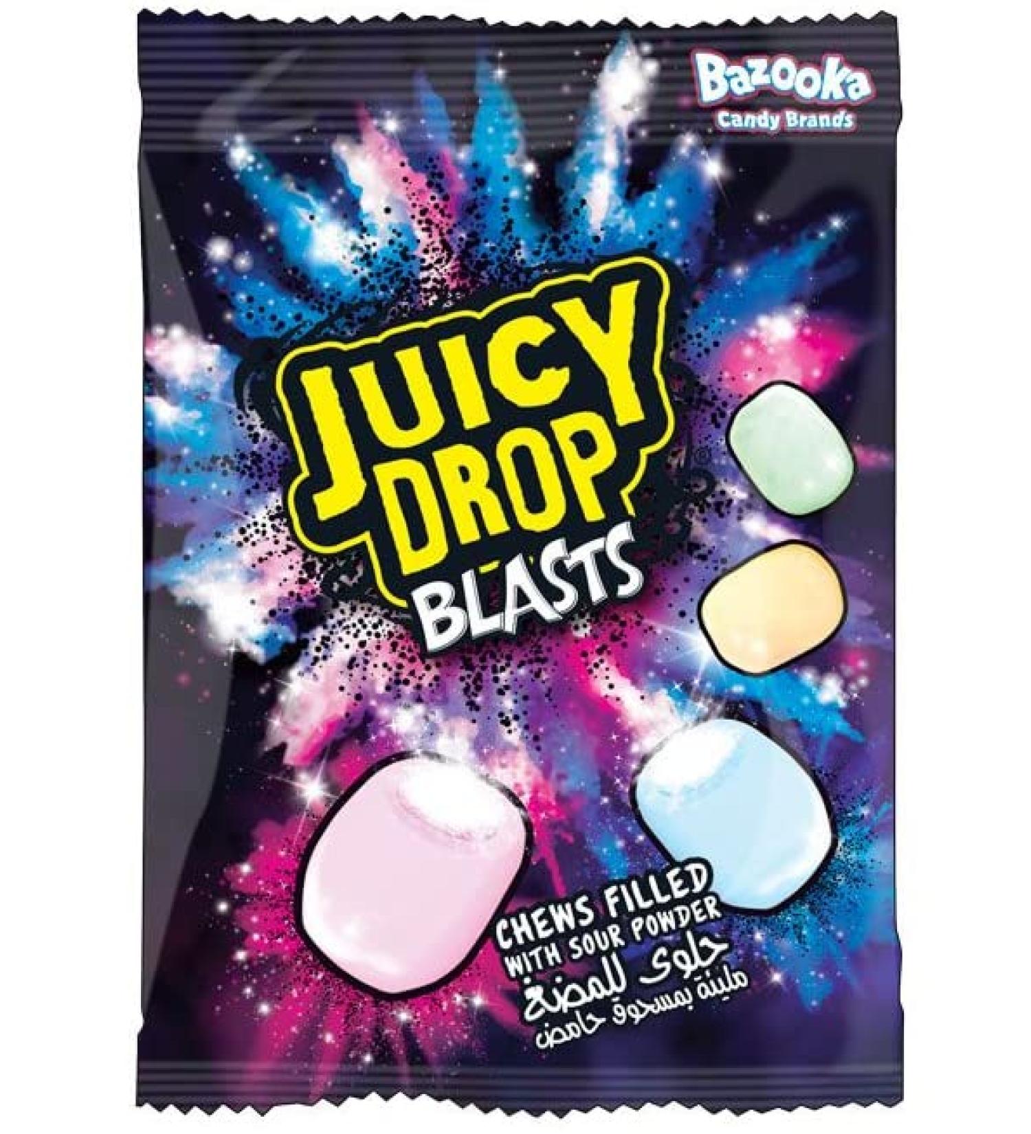 Ellies Jellies Bazooka Juicy Drop Blast Bag 45g x12