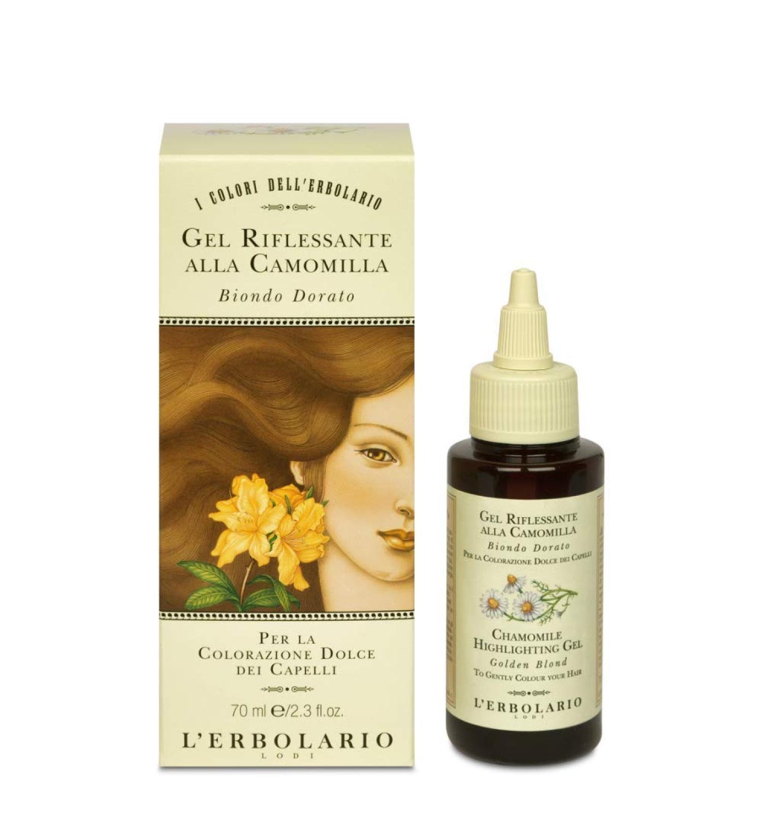 L'ERBOLARIO Riflessante hair GEL alla Camomilla colore BIONDO DORATO 70ml gold