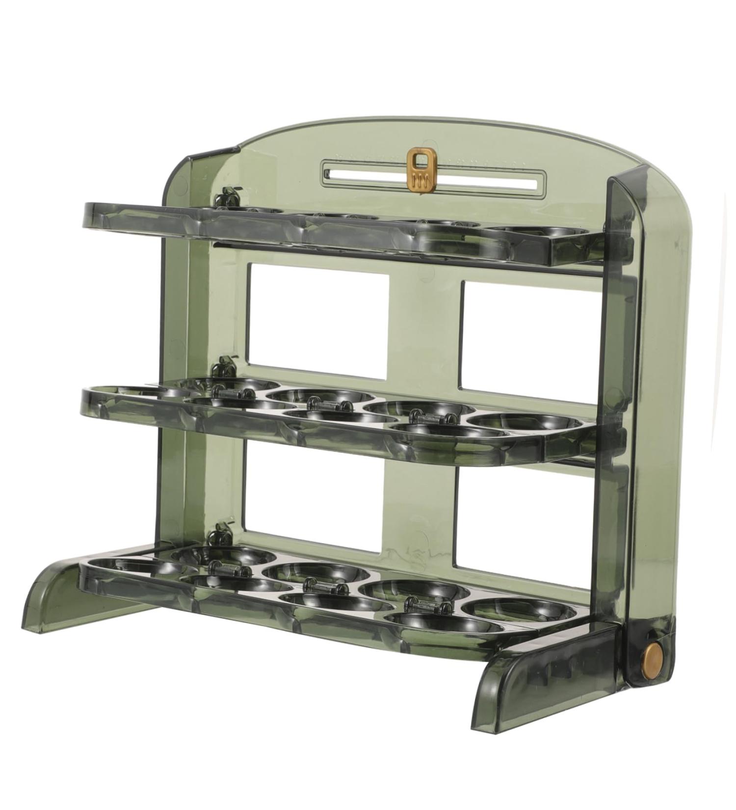 UKCOCO Egg Carton Plastic Trays Refrigerator Fridge Egg Dispenser Egg Storage Holder Clothing Household As Shown2 25X20CM - Buy Online on GoSupps.com