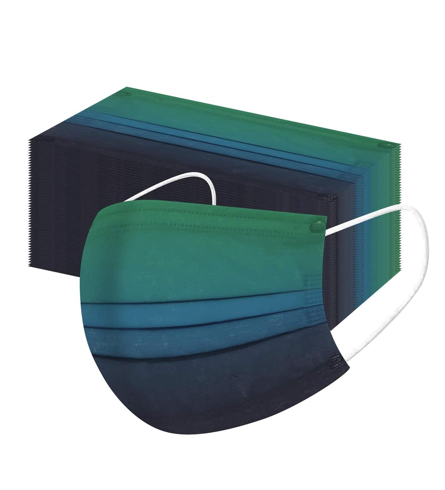 Winfer 50/100 Pack Disposable 3-Layer Mouth Protection - Breathable Colored Face Masks & Neck Scarfs for Men & Women - Buy Online on GoSupps.com