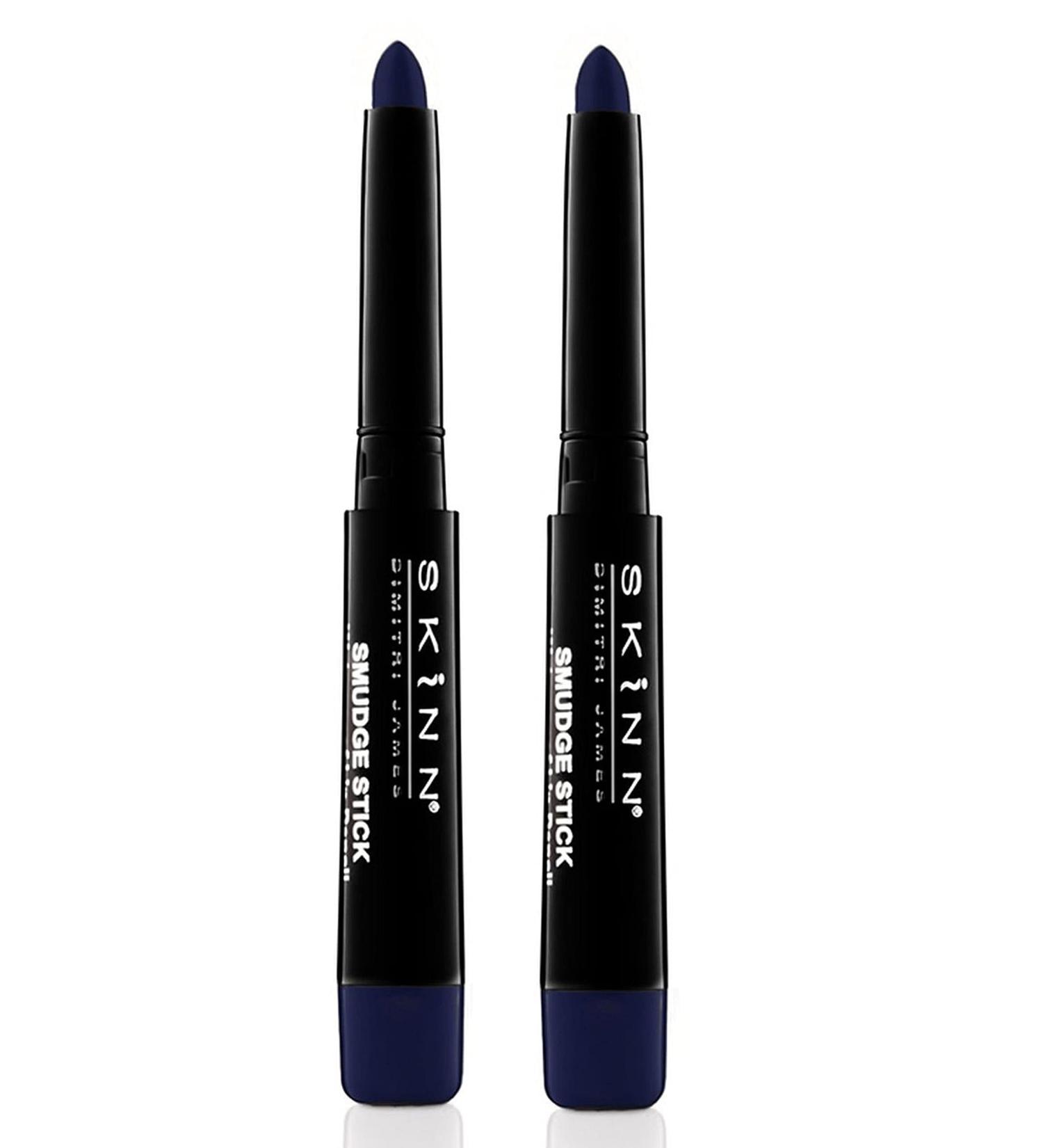 Skinn Cosmetics Smudge Stick for Eyes - Set of 2 Eye Pencils - Royal Indigo (2)