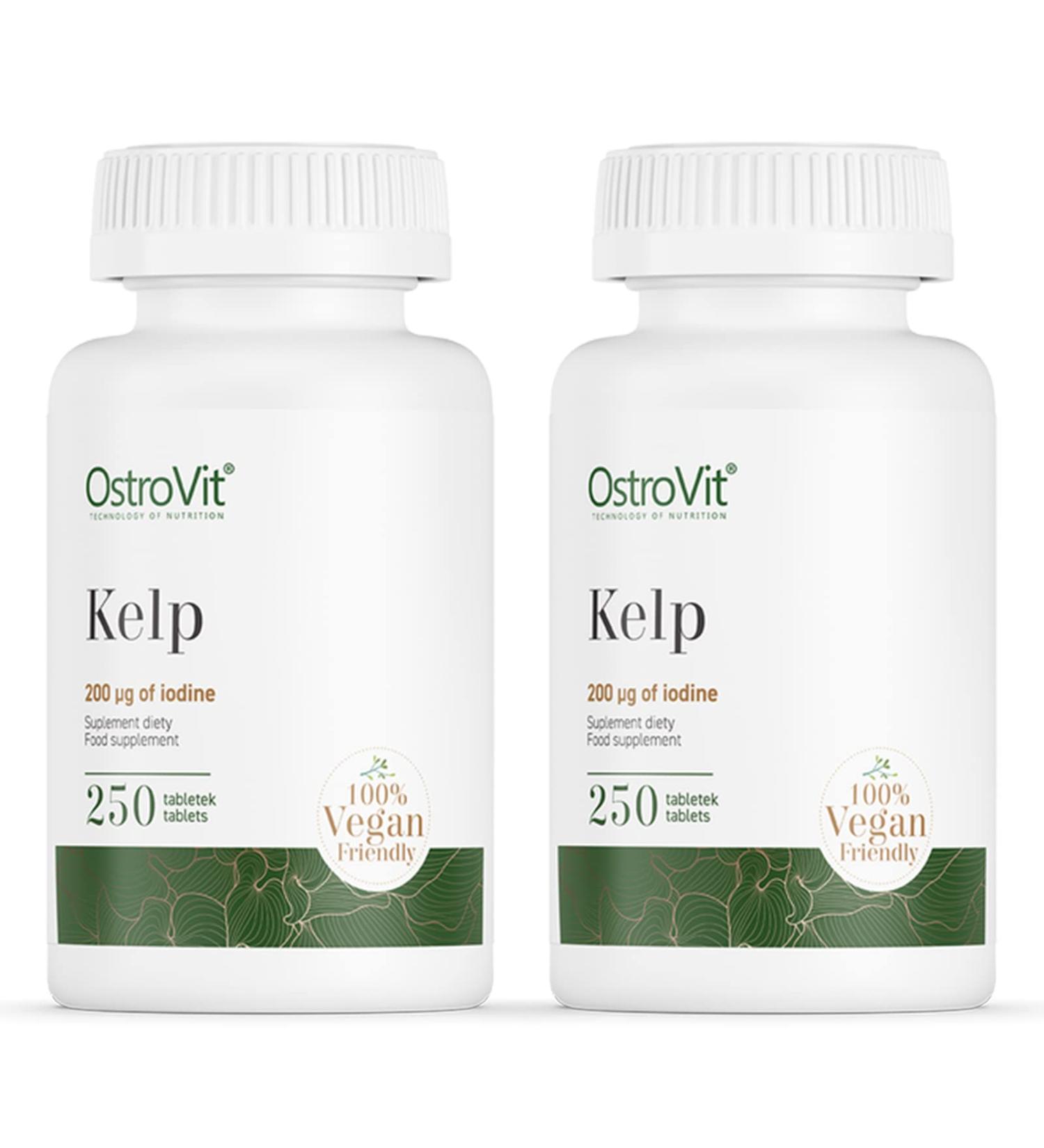 Buy 2x Ostrovit Kelp 250 Tablets | High Dose Laminaria Japonica Extract | Premium Dietary Supplements | International Shipping - Buy Online on GoSupps.com