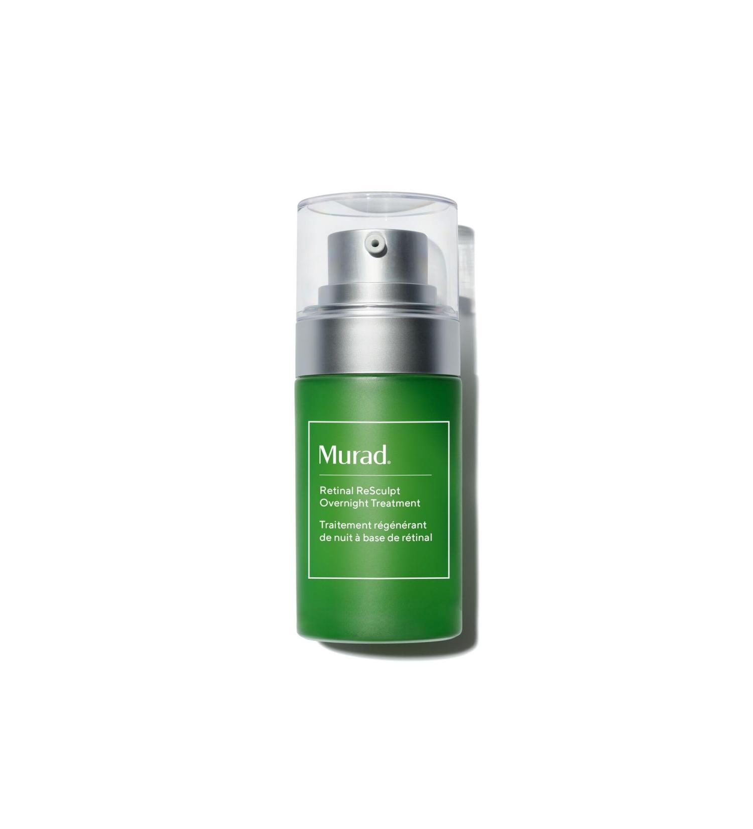 Murad Retinal ReSculpt Overnight Treatment - Advanced Face and Neck Serum with Encapsulated Retinal Kangaroo Paw Olive & Oat Smooths Deep Wrinkles and Crepey Skin & Lifts Sagging Skin - 0.5Fl Oz - Buy Online on GoSupps.com