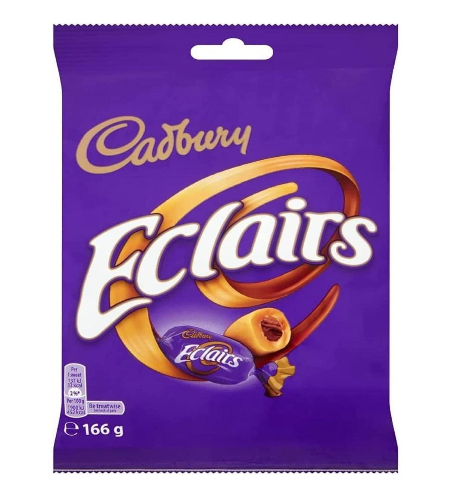  Cadbury Cadbury Chocolate clairs 99g Bag - Buy Online on GoSupps.com