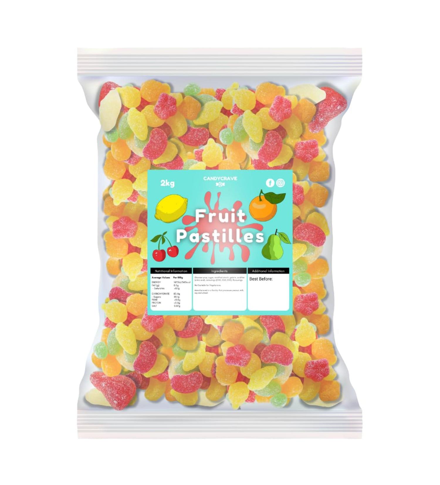 Candycrave - Fruit Pastilles 2Kg Bulk Bag - Buy Online on GoSupps.com