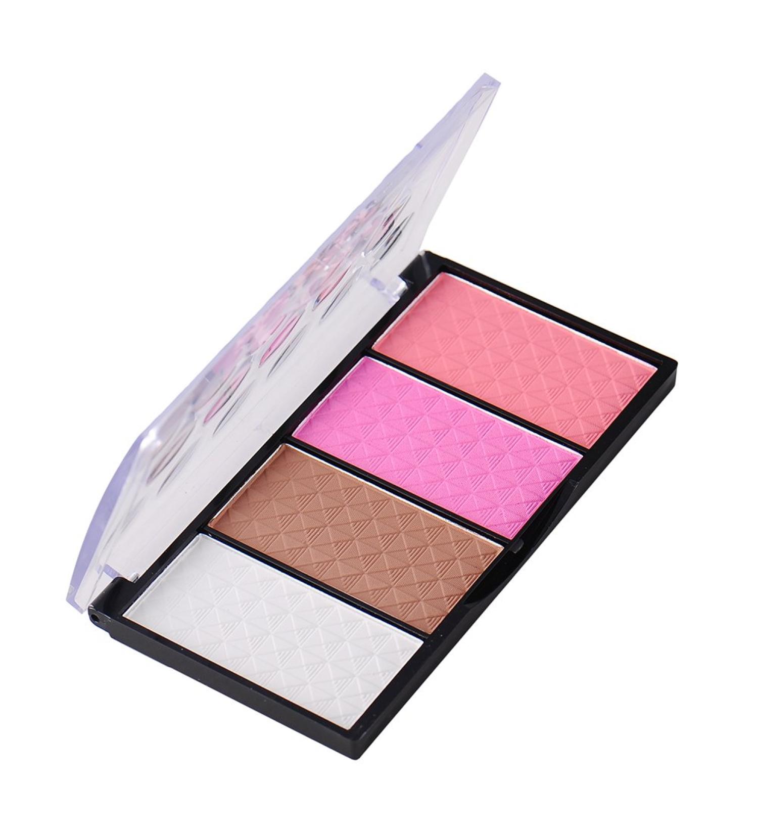 4 Colors Make Up Cosmetic Face Contour Matte Shading Pressed Powder Highlight - Buy Online on GoSupps.com