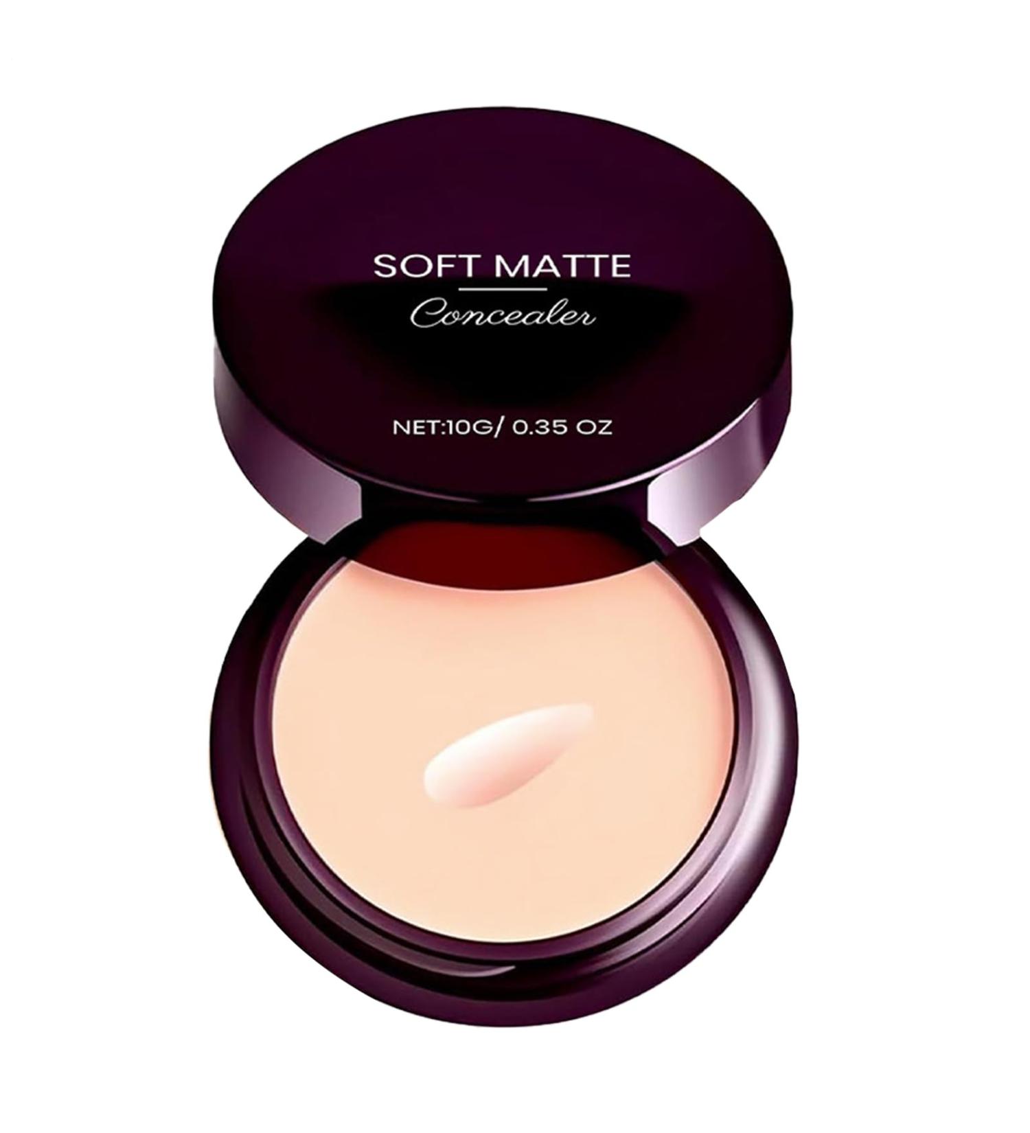 Matte Concealer High Opacity Waterproof Matte Finish Cream Lightweight 10 Gram Waterproof Cream for Daily Use Indoor and Outdoor Dark skin tone - Buy Online on GoSupps.com
