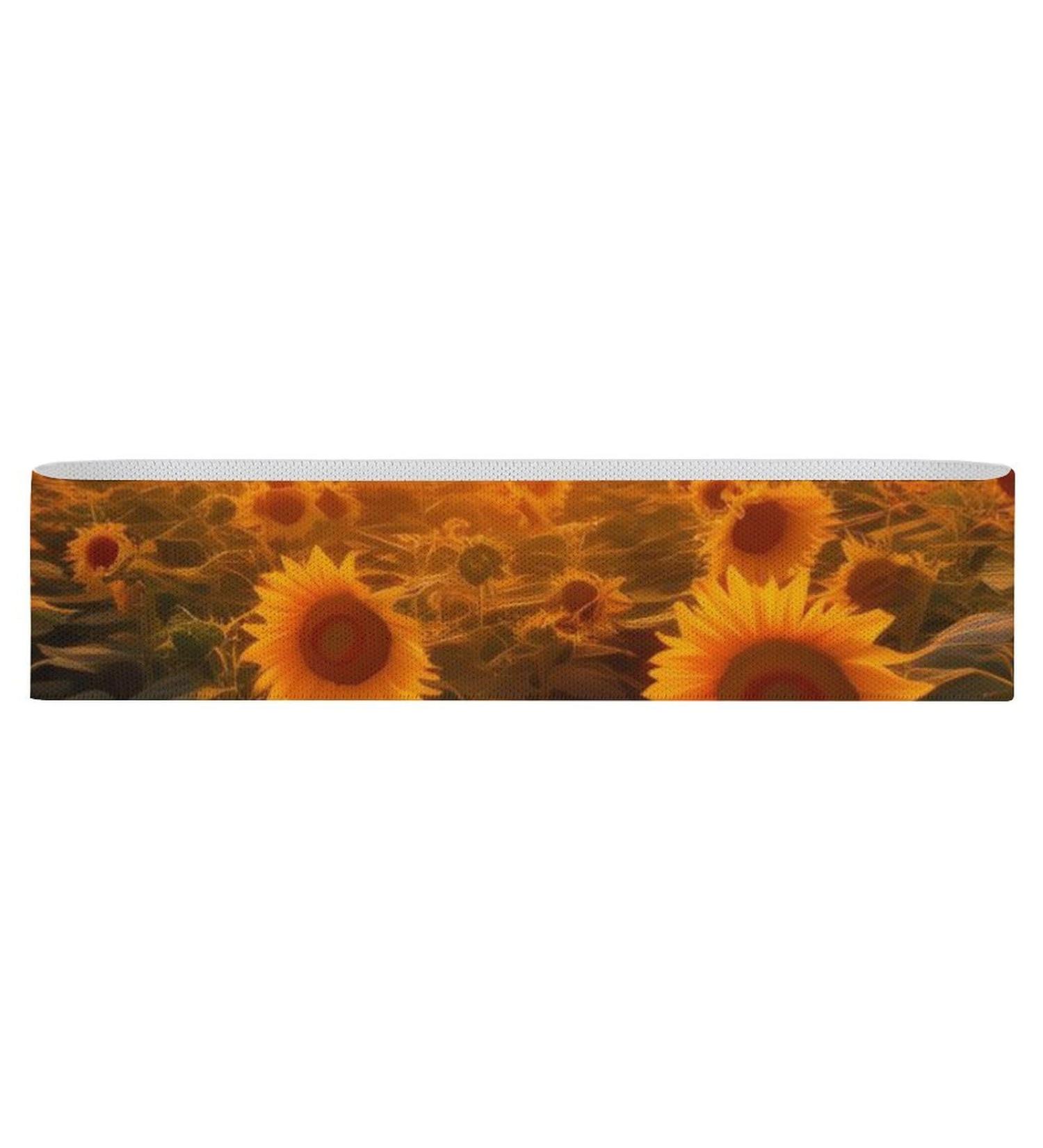 Sunflower Field Yoga Workout Bands | Comfort Leg & Booty Resistance Straps | Ideal for Physical Therapy & Fitness - Buy Online on GoSupps.com