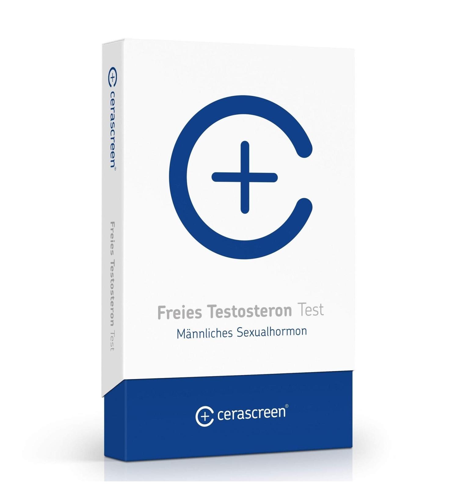 Cerascreen Free Testosterone Test Kit - Quick & Easy Home Saliva Test for Testosterone Deficiency - Buy Online on GoSupps.com
