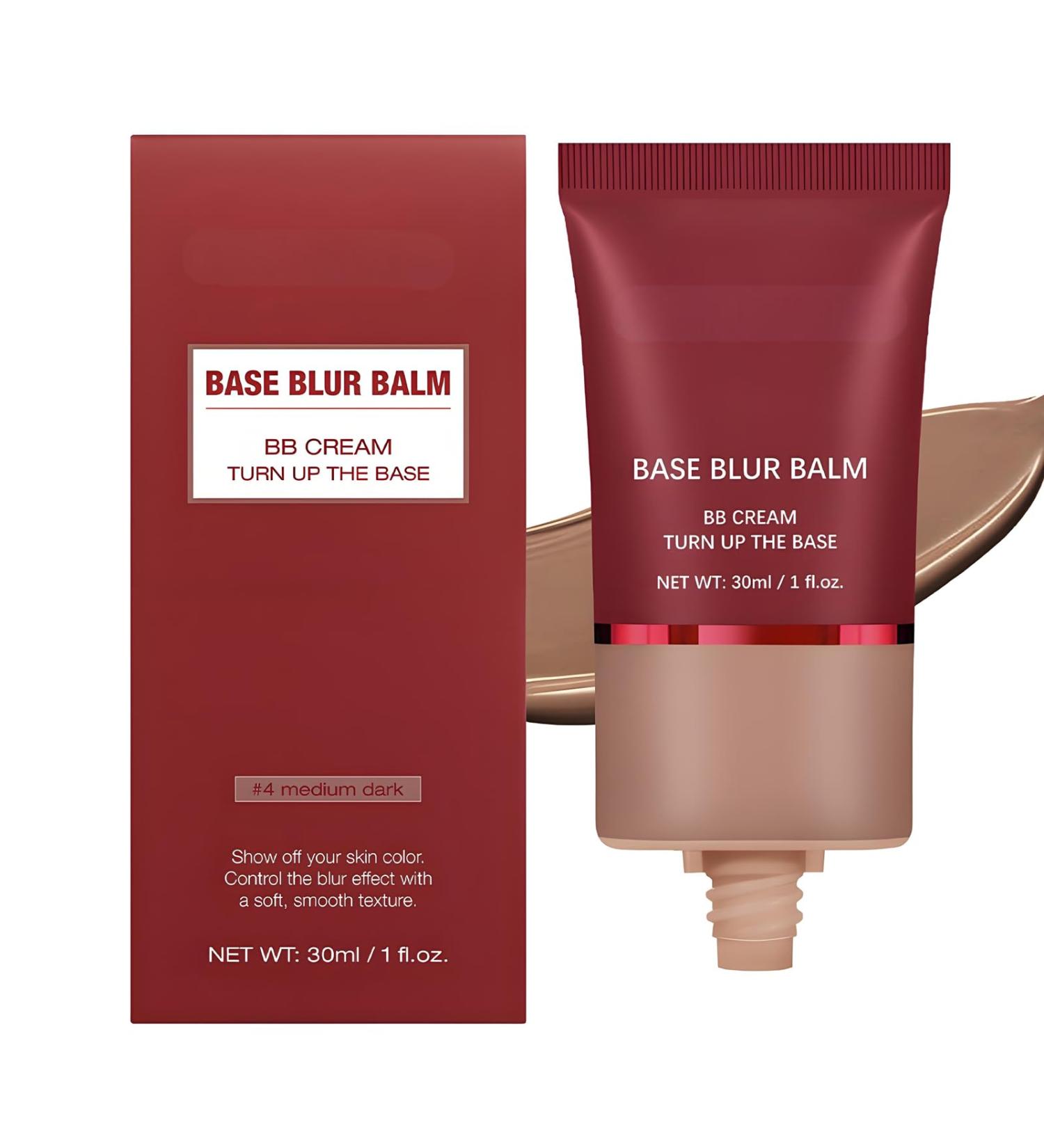  SONGVISON Blur Balm Base: Lightweight matte BB cream with buildable full coverage for instant radiance and flawless makeup hypoallergenic oil-free formula long-lasting all-day wear - Buy Online on GoSupps.com
