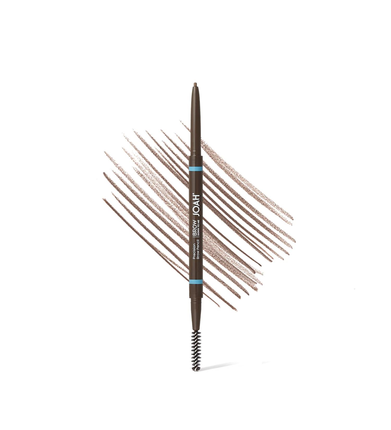 JOAH Eyebrow Pencil - Brow Down To Me Precision Brow Pencil with Spoolie Brush (Warm Medium Brown) - Buy Online on GoSupps.com