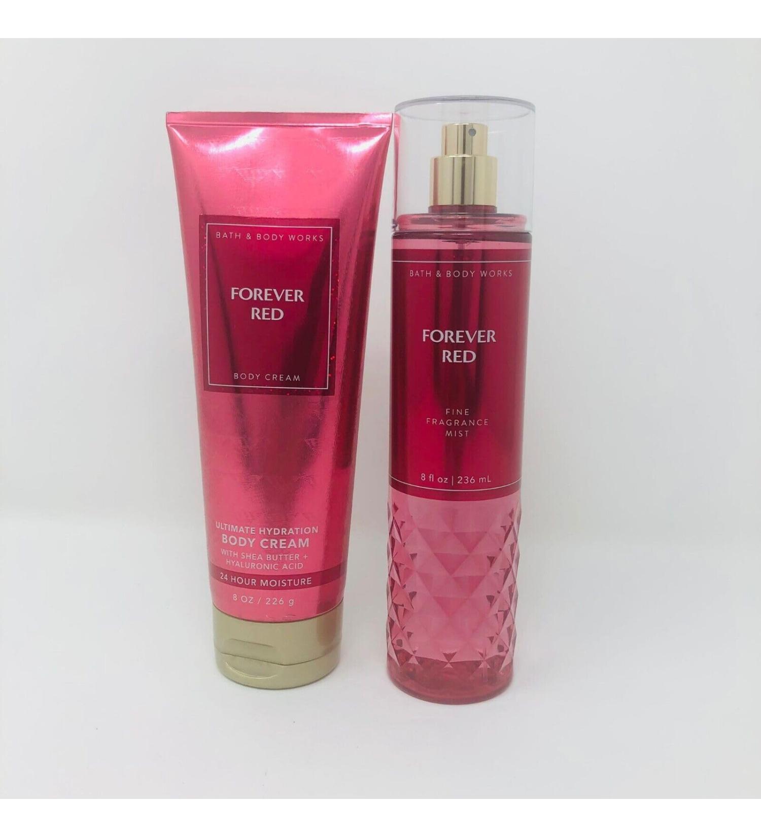 Forever Red Duo set bundle Fine Fragrance Mist and Body Cream full size