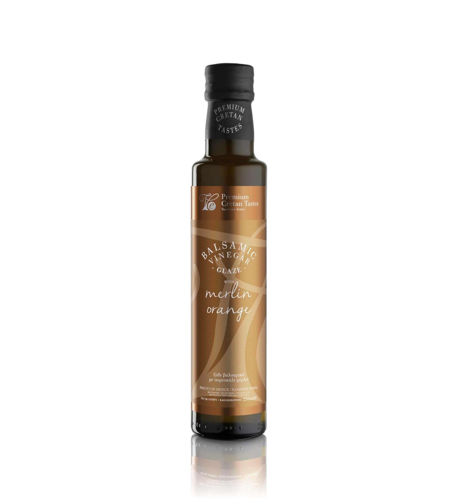 Vassilakis Estate Greek Balsamic Vinegar with Merlin Orange 250 ml - Buy Online on GoSupps.com