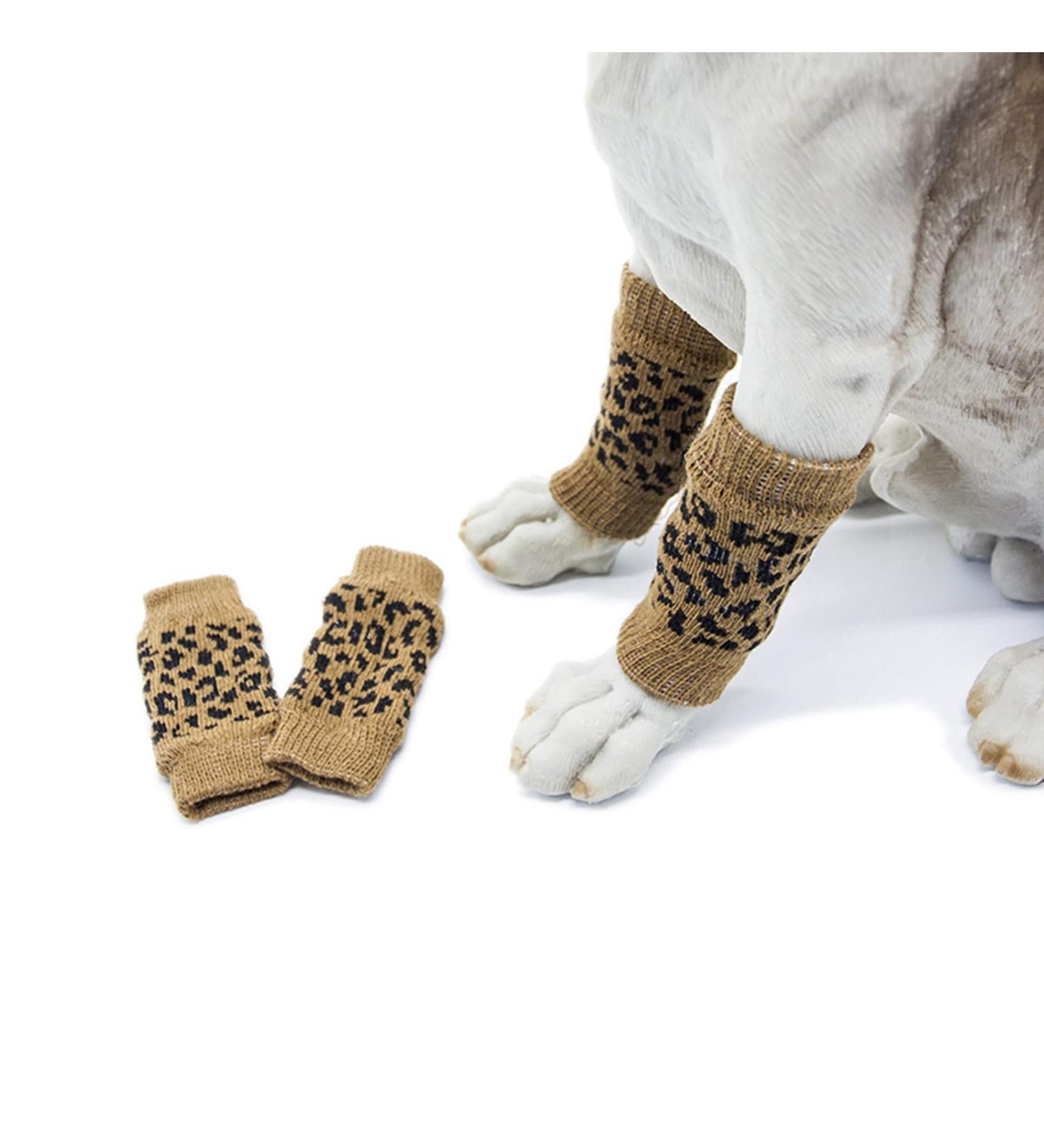 2pcs Dog Elbow Protector Pads Elbow Pads for Dogs Pet Knee Pads Strong Stability Dog Legs Protector for Recovering Injured(B L) Leopard Large - Buy Online on GoSupps.com