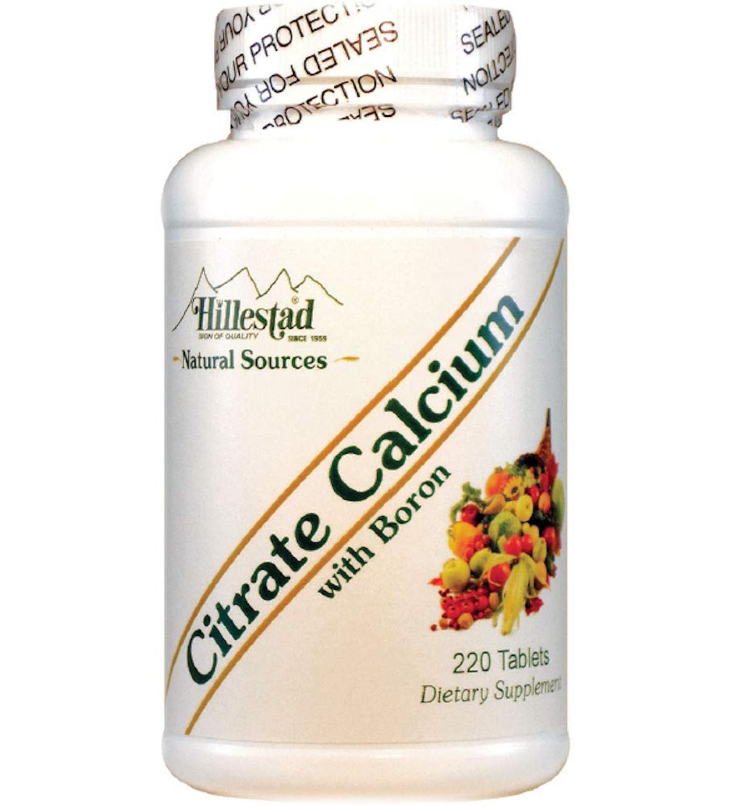 Calcium Citrate with Boron Supplement - 220 Tablets | Boost Bone Health - Buy Online on GoSupps.com