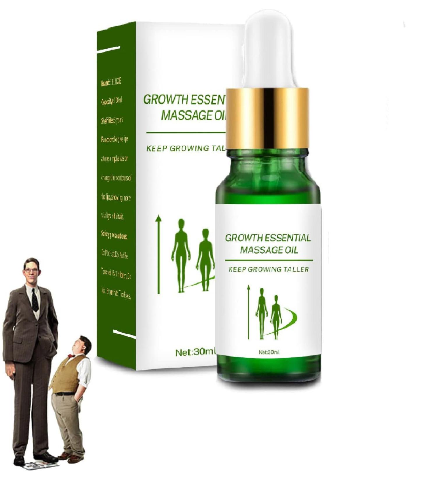 30ml TowerHigh Growth Essential Massage Oil - Herbal Heightening Oil for Taller Body Care | Natural Foot Massage Serum - Buy Online on GoSupps.com