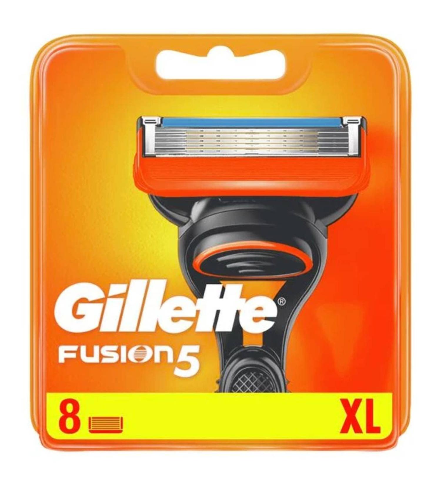 Buy Gillette Fusion5 Refill Blades for Men - 8 Blades | International Shipping Available - Buy Online on GoSupps.com