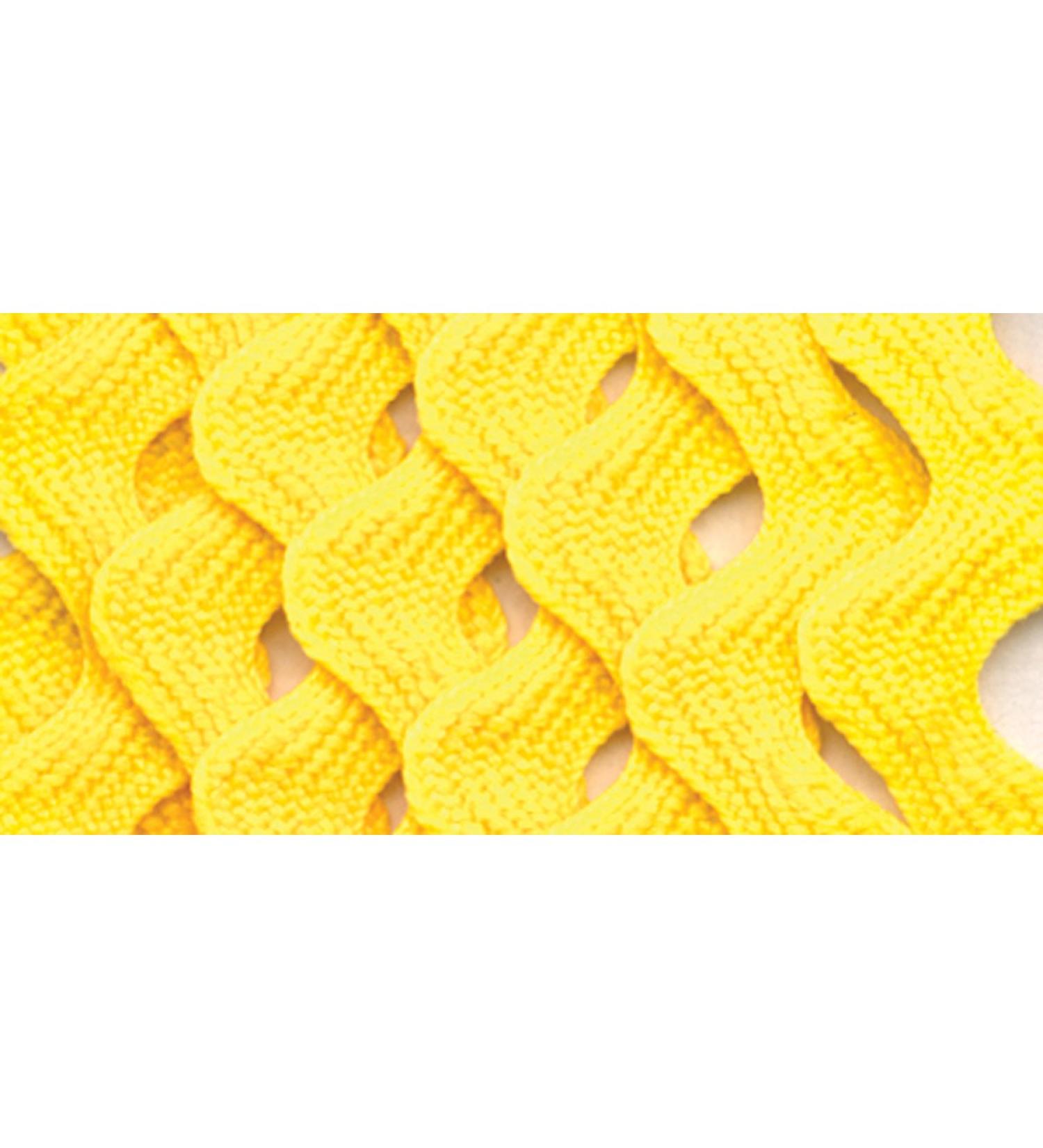 Wrights Medium Rickrack 1/2 X2-1/2yd  Canary
